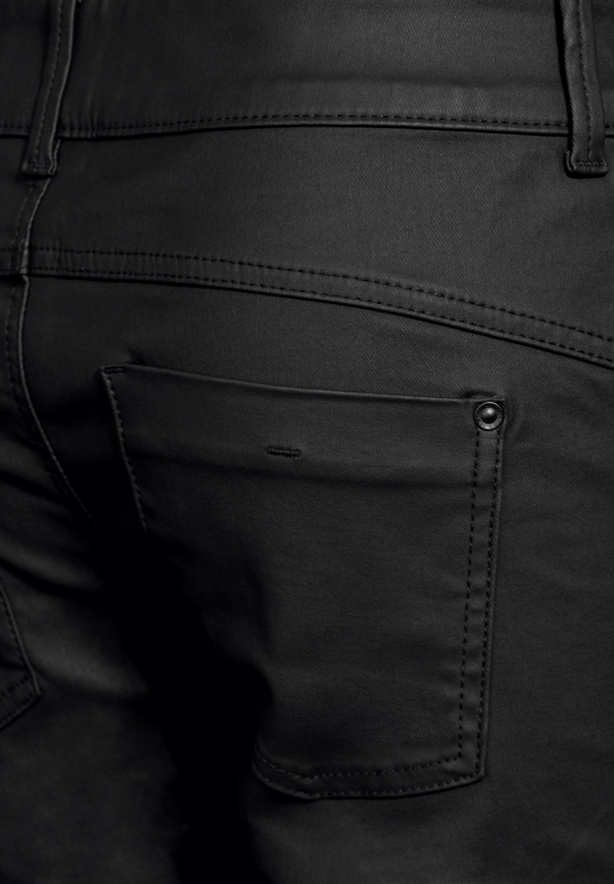 STREET ONE Lederimitathose Middle Waist