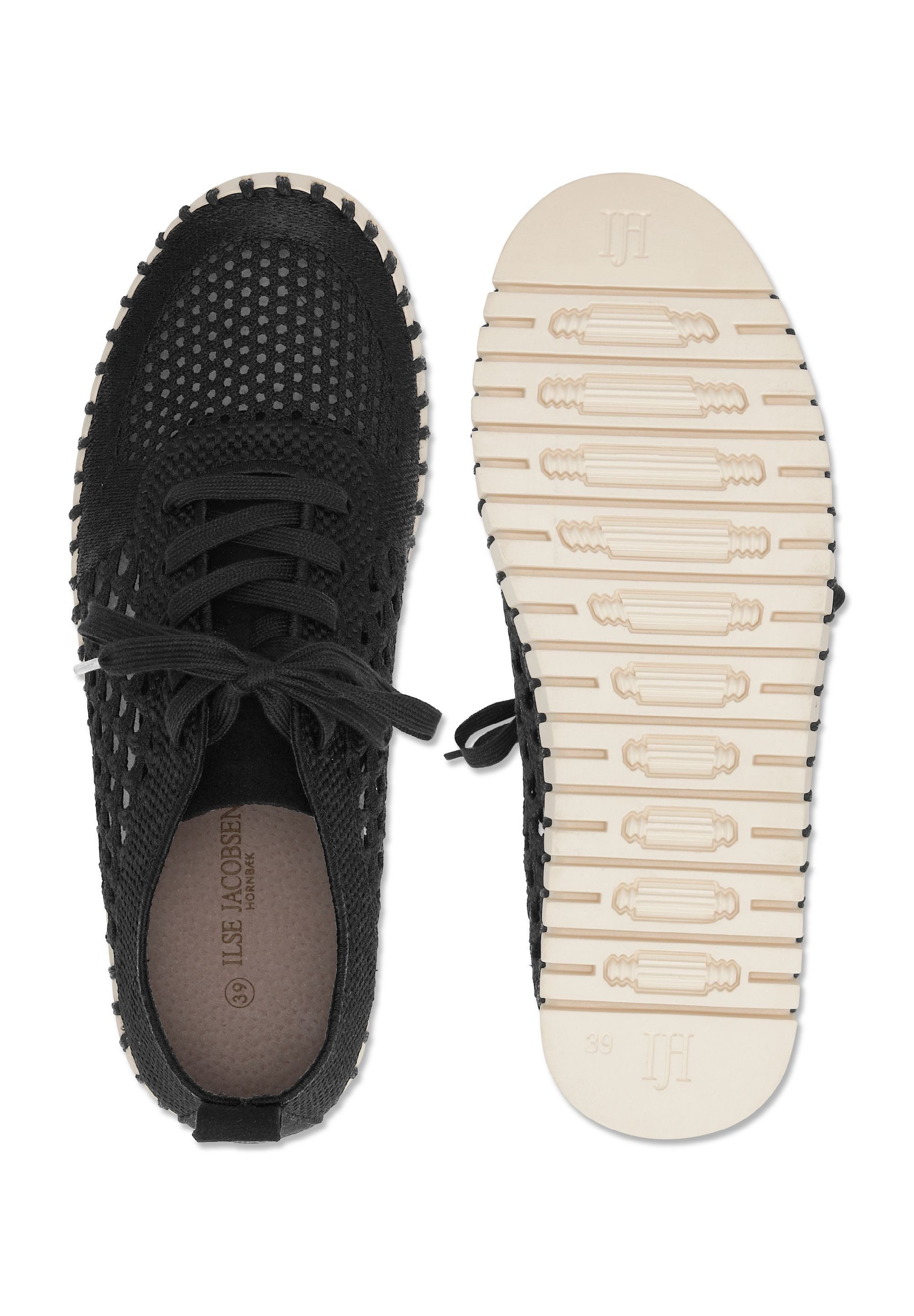 Ilse Jacobsen TULIP4275 Schnürschuh Tulip mit Schnürung, klebstofffrei, gepolstert, Stickerei