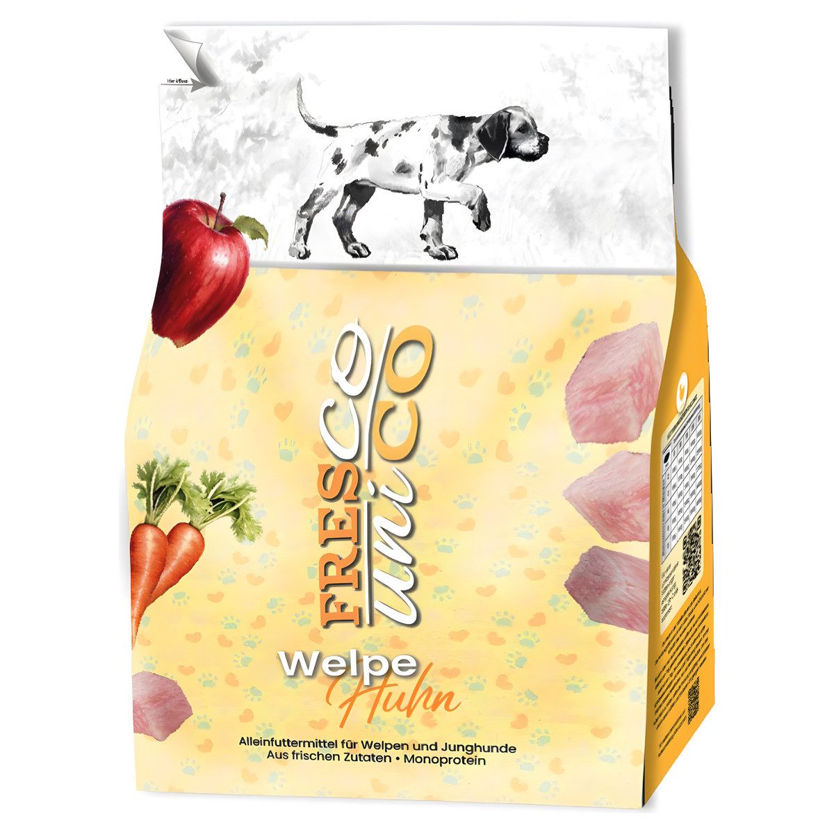 Fresco Trockenfutter unico Welpe mit Huhn 2,5 kg, für: Hund