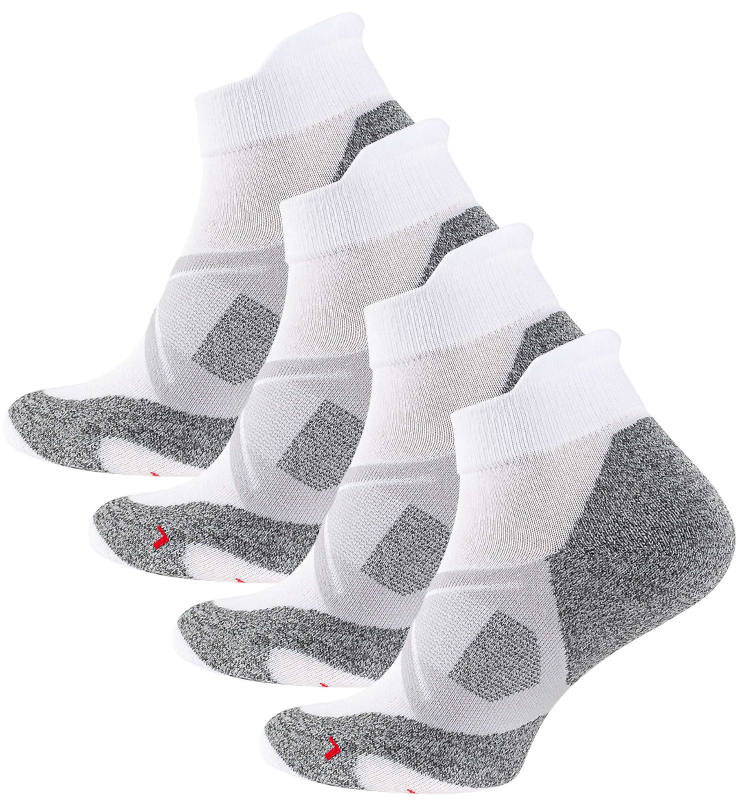 Stark Soul® Sportsocken Sport Socken kurz - Funktionssocken 2 Paar Weiß