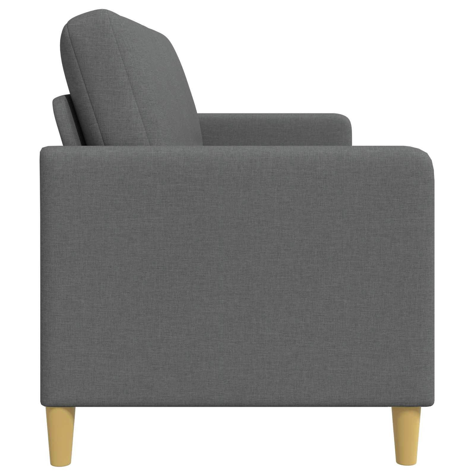 vidaXL Sofa Sofa mit Stauraum Dunkelgrau 152 x 78 x 87 cm Polyester, 1 Teile – Bild 5 von 5