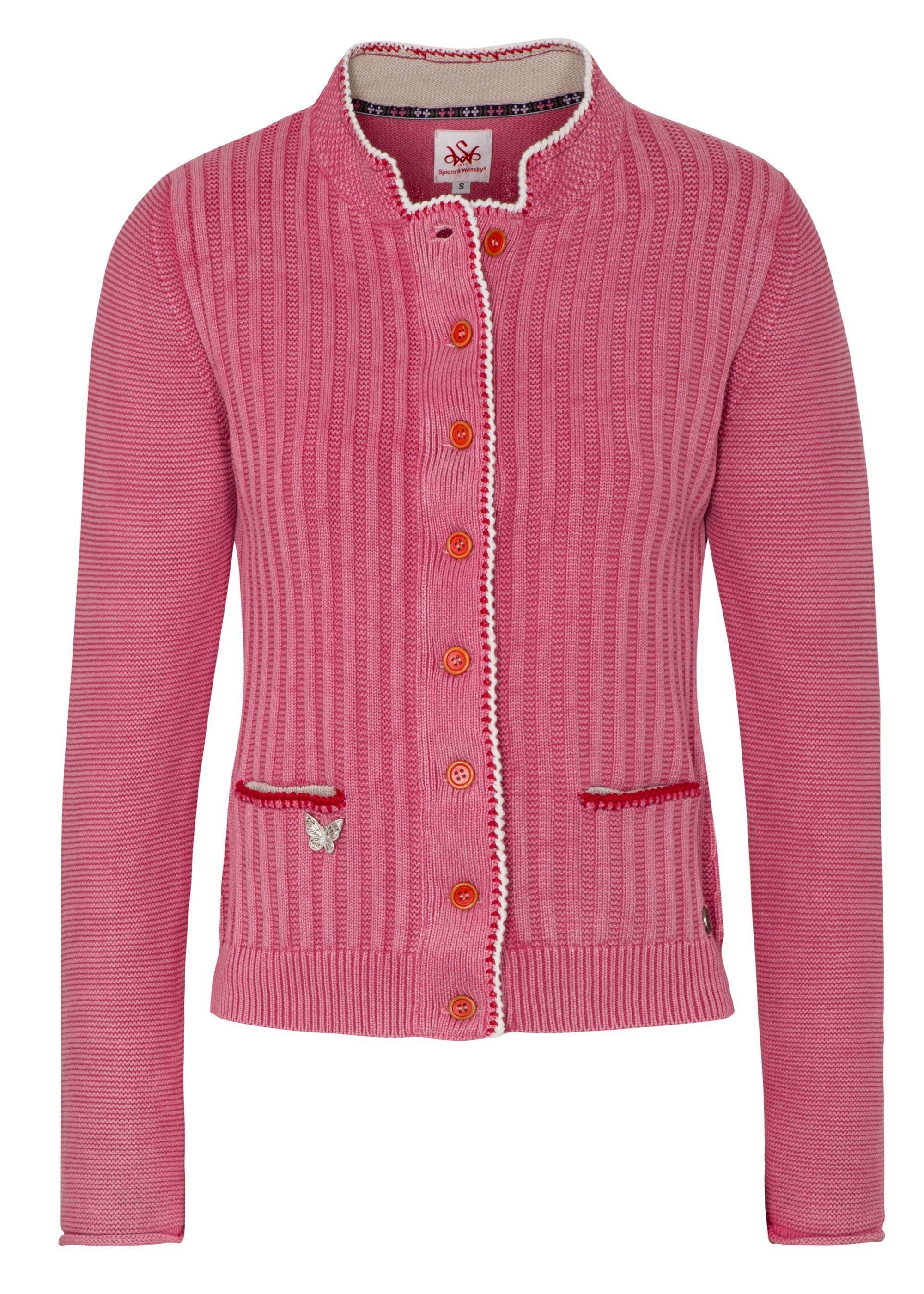 Spieth & Wensky Strickjacke Alexa mit femininen Highlights