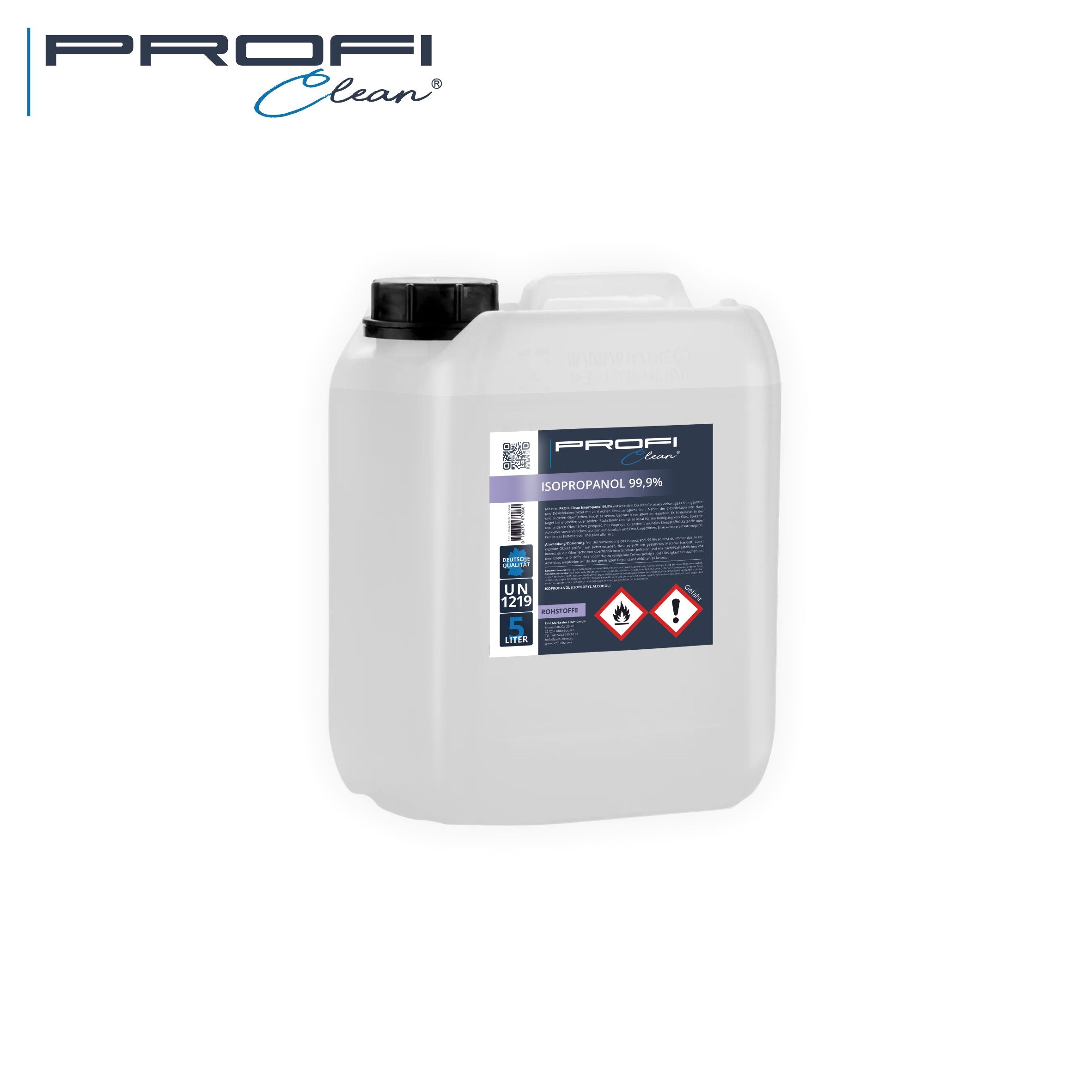 PROFI-clean® Isopropanol 99,9% im 5 Liter Kanister Lackreiniger (1-St)