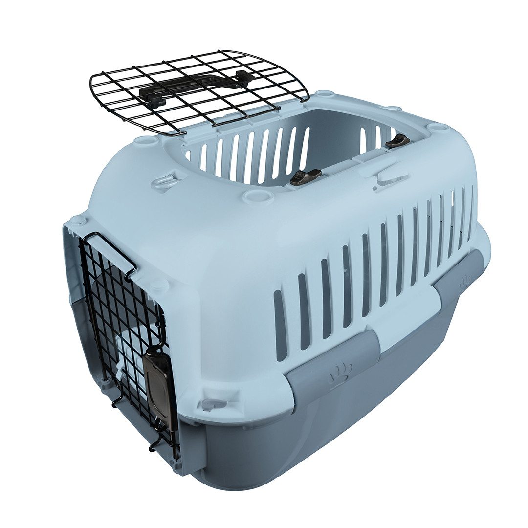 EBI Hunde-Transportbox EBI Transportbox Adventurer - Blau Maße / max. Gewicht: 49 x 32 x