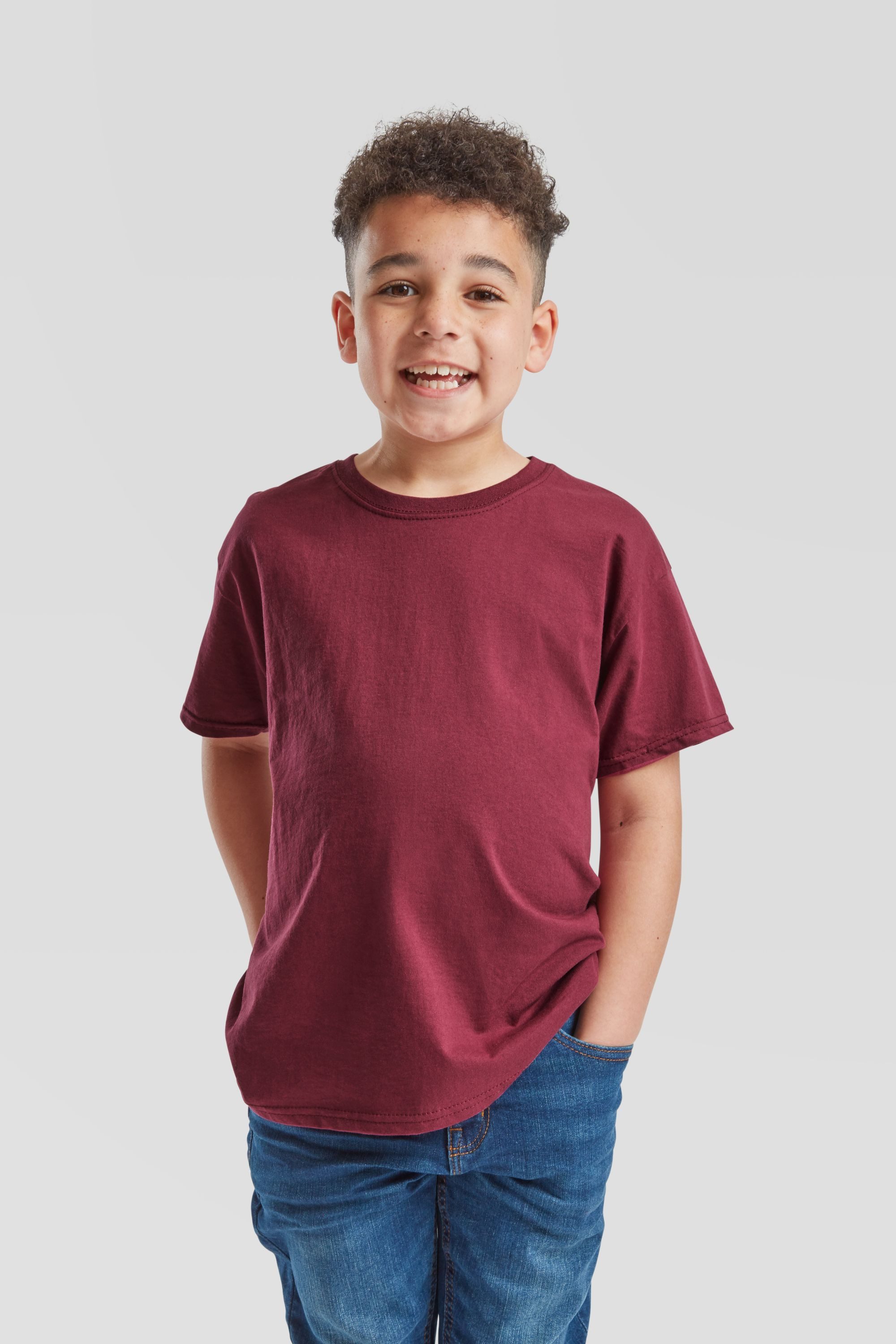 Fruit of the Loom Rundhalsshirt Fruit of the Loom Valueweight T Kids