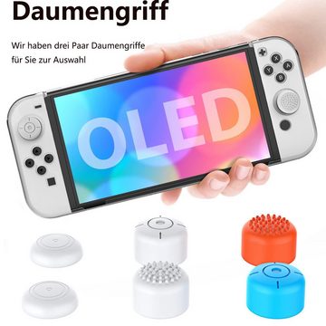 RefinedFlare Nintendo-Schutzhülle Schutzhülle für Spielekonsolen-Controller, Switch-Zubehör, Hergestellt aus hochwertiger weicher TPU-Schale und hartem PC-Material