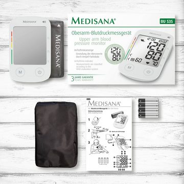Medisana Oberarm-Blutdruckmessgerät BU 535 Voice Blutdruck und Pulsmessung