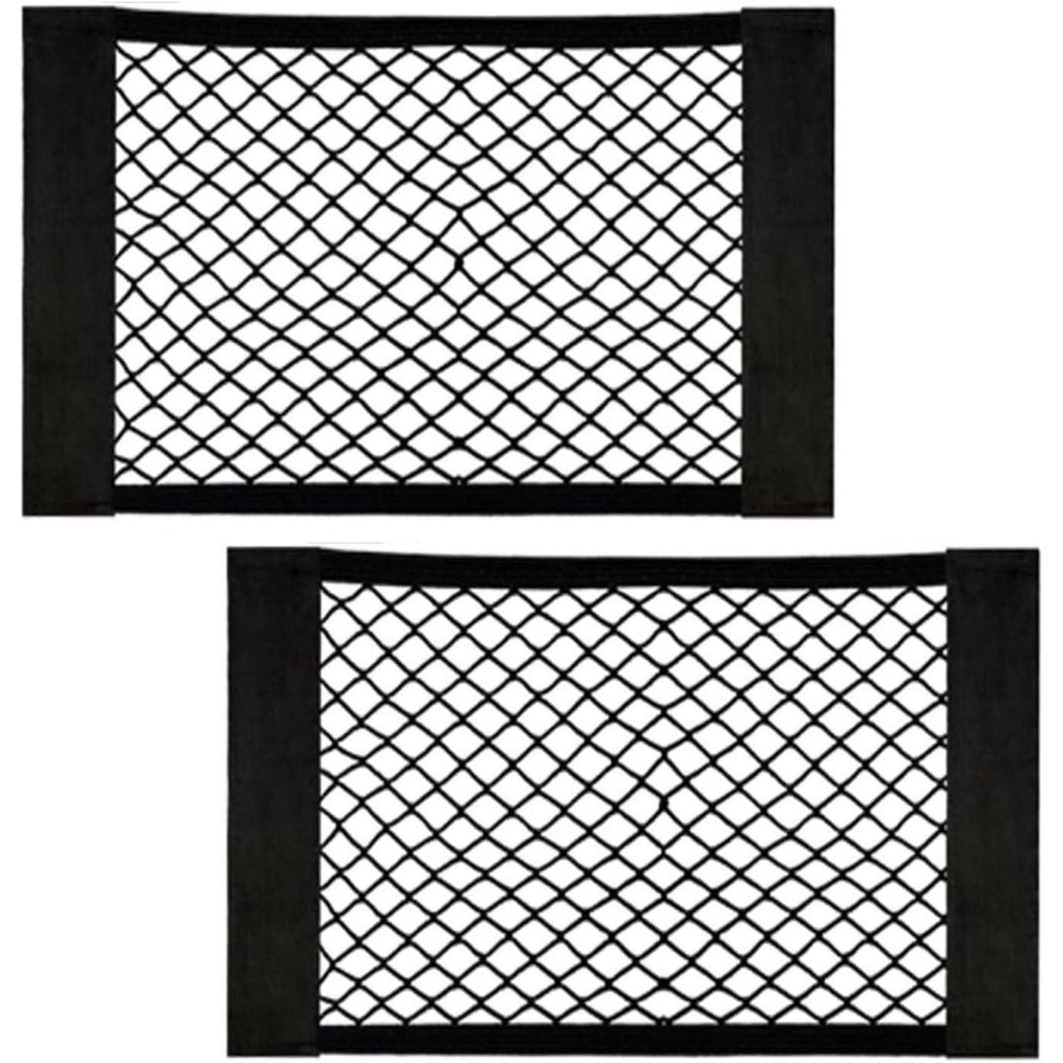 LuxusKollektion Taschenorganizer Kofferraum Organizer Netz 2er Pack 40x25cm Nylon