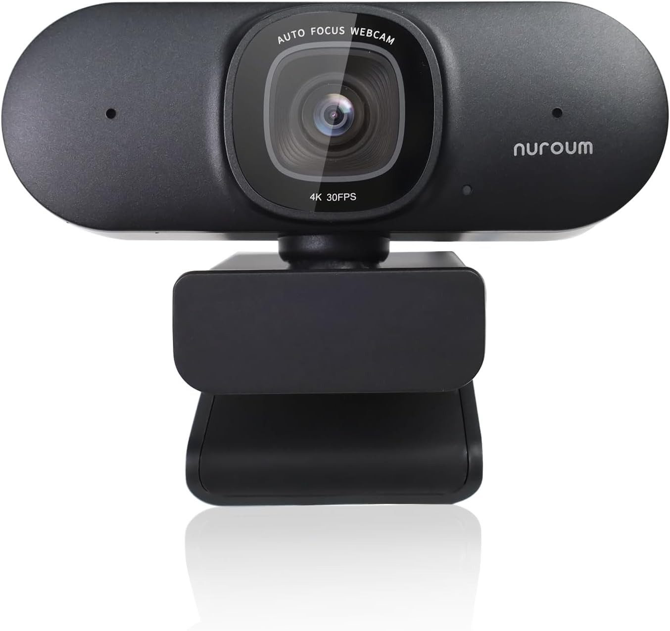 Athlix 4K Webcam USB-Webkamera 1080P 60FPS KI-Geräuschunterdrückung Webcam (1080P, 4K UHD, 8MP Kamera, integriertes Mikrofon)