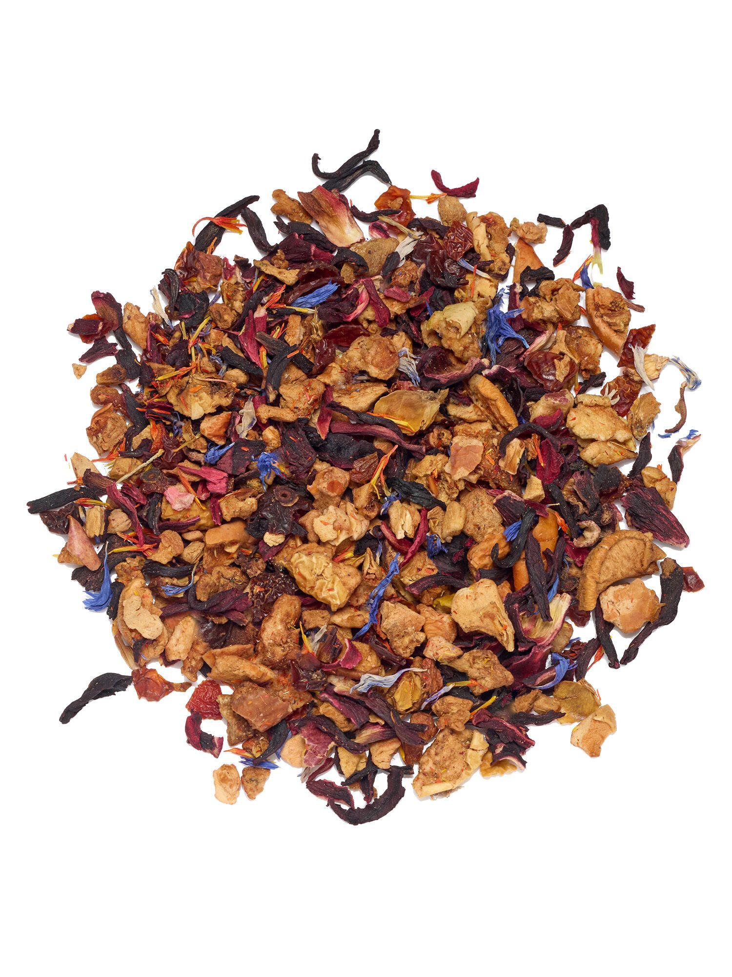 fitvia Tee Früchtetee Wildkirsche, lose, 100 g, (Früchtetee Wildkirsche 100 g – loser aromatischer Kirschtee, 100g), mit Apfel, Hibiskus & Hagebutte, fruchtiger Tee für natürlichen Genuss