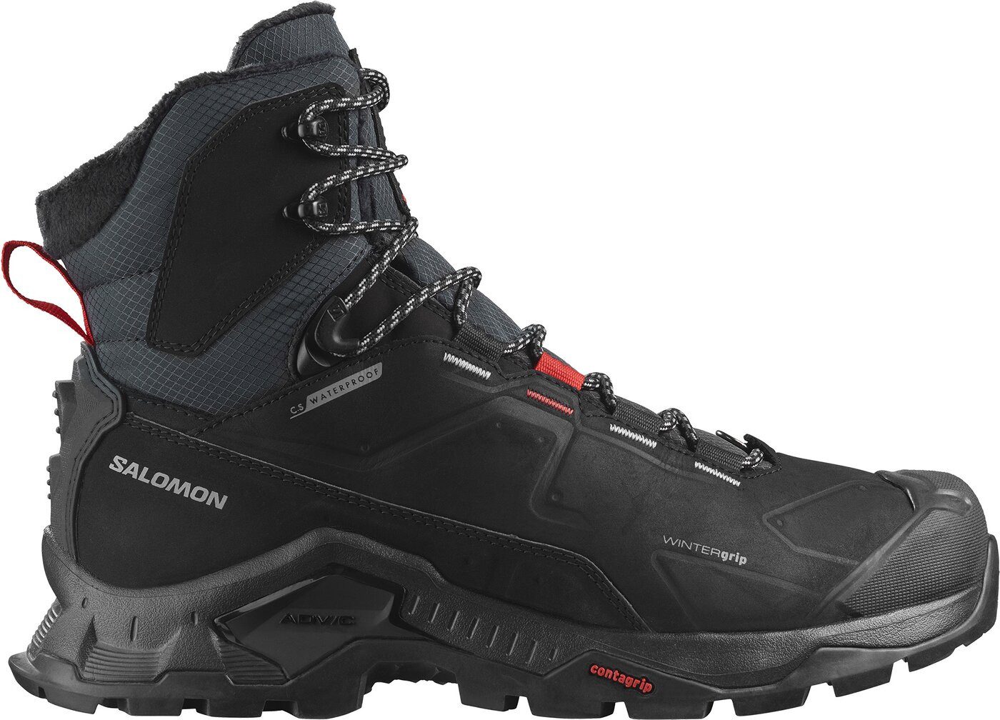 Salomon SHOES QUEST WINTER TS CSWP Black/Go 000 Black/Goji Berry/Monument Outdoorsandale