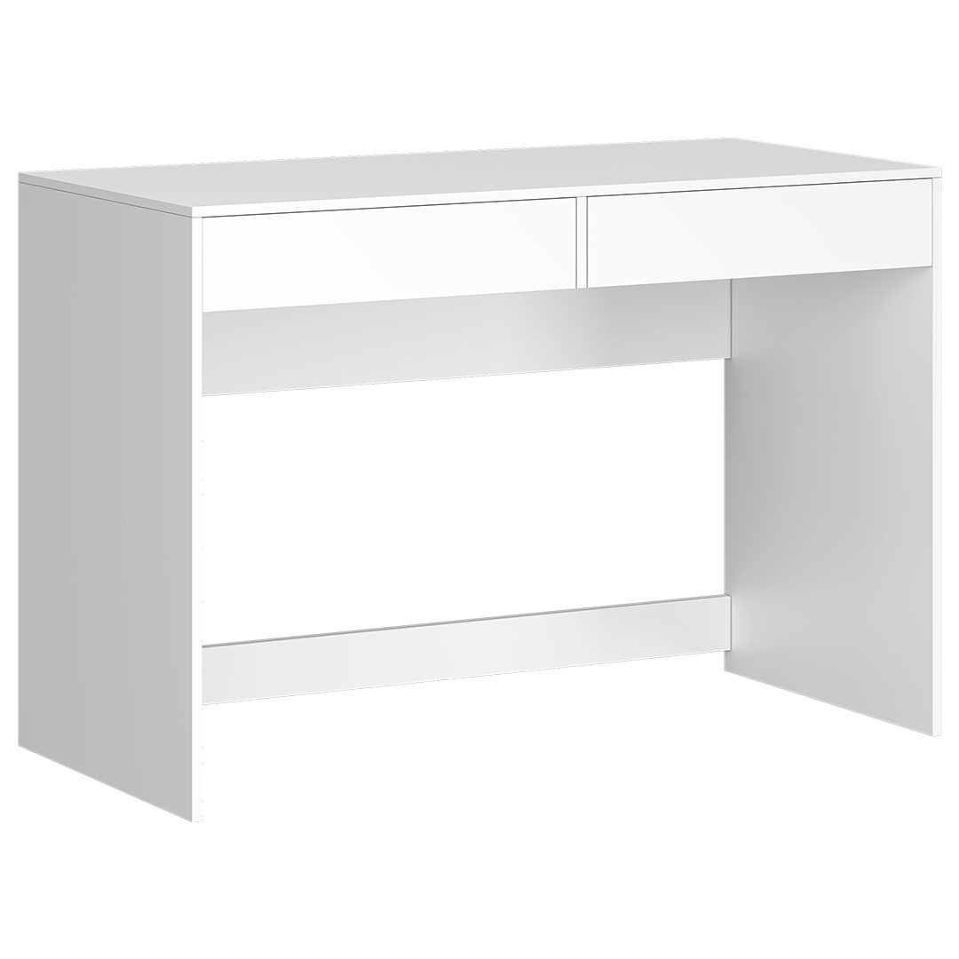 Bellamio Schreibtisch Toce mit 2 Schubladen (weiß), Breite 110 cm x Tiefe 5 günstig online kaufen