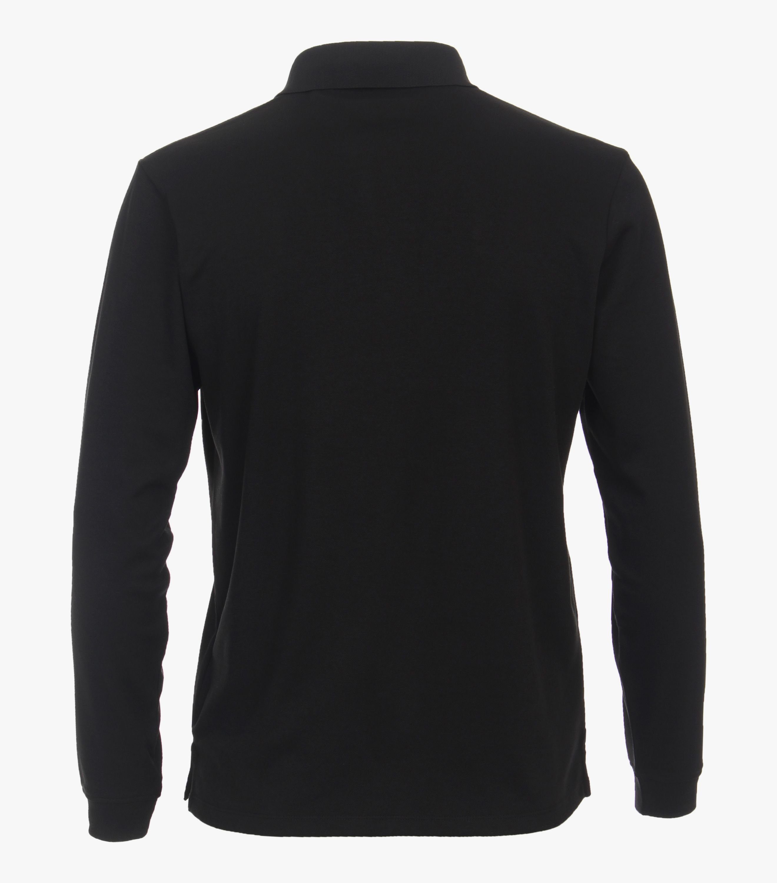 CASAMODA Langarm-Poloshirt 403478000 Schwarz