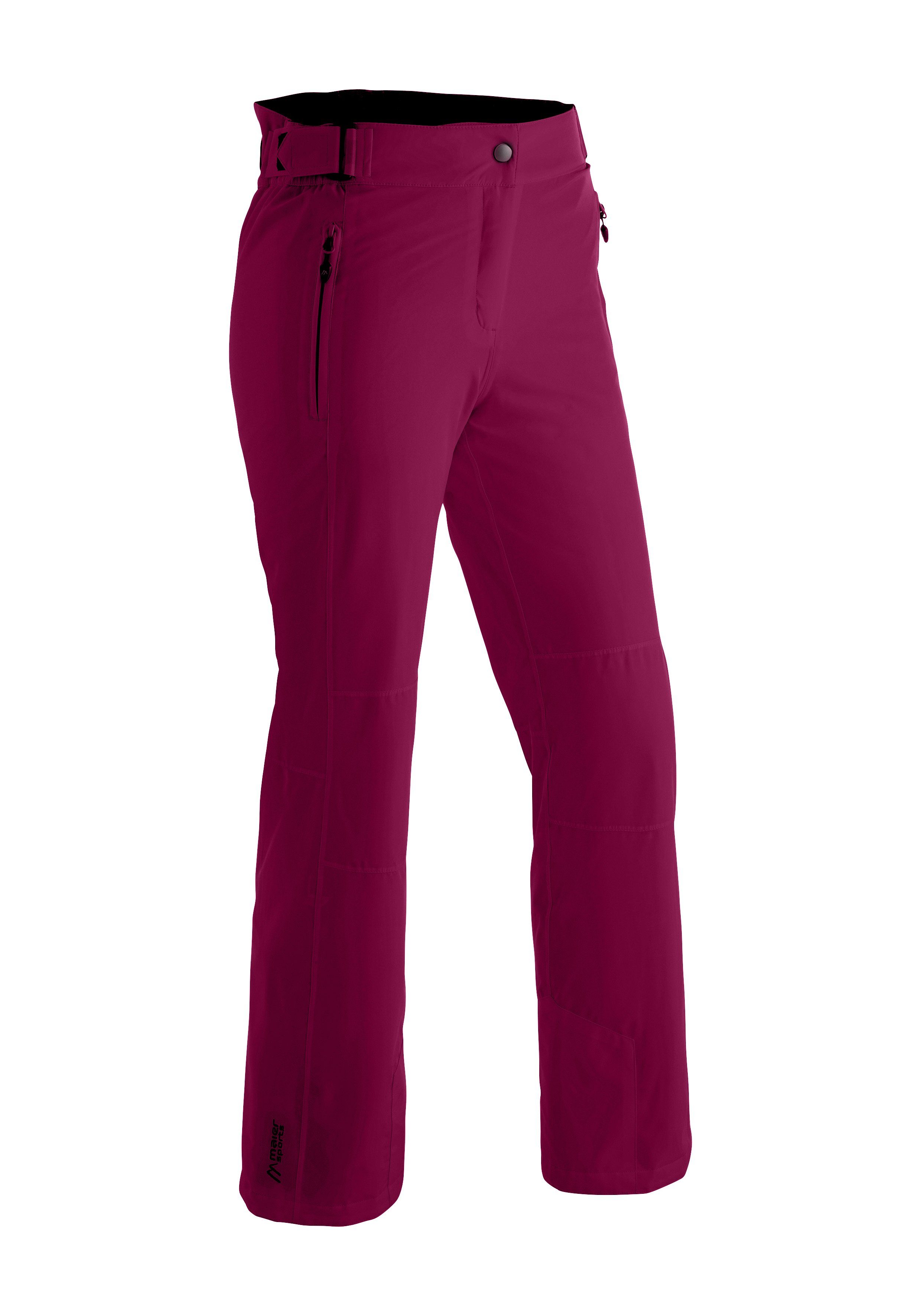 Maier Sports Skihose Vroni slim Slim fit, wasserdicht, atmungsaktiv, elastisch magenta