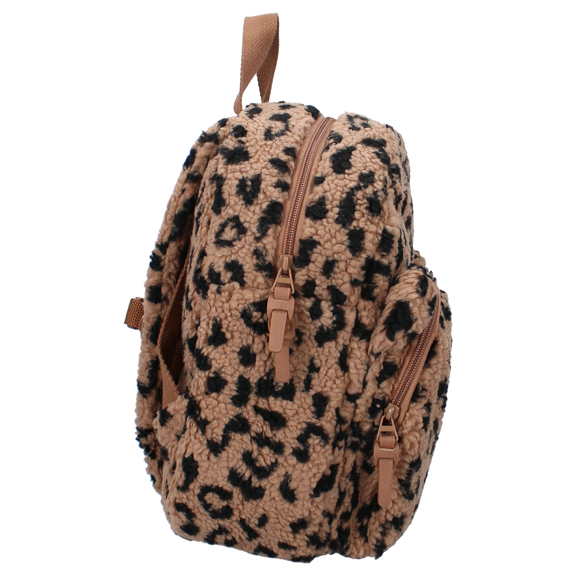 Vadobag Cityrucksack Beary Excited, mit bärigem Leo-Print
