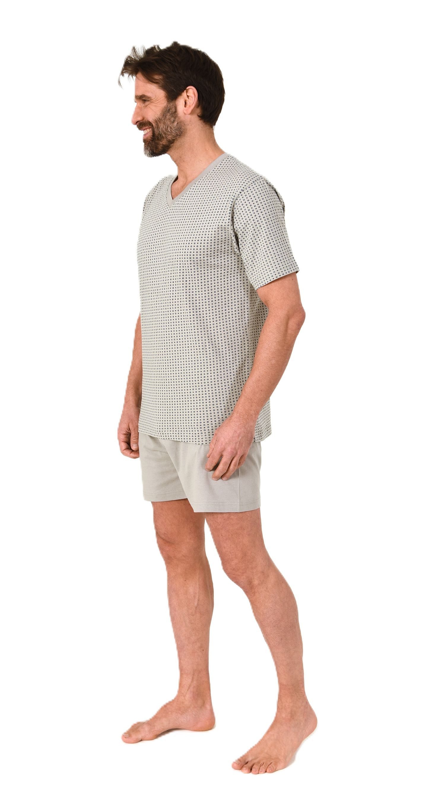 Normann Pyjama Normann Herren kurzarm Schlafanzug günstig online kaufen