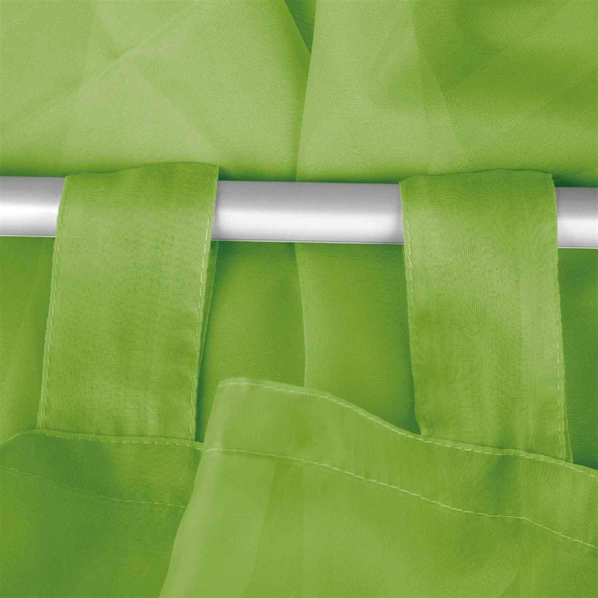 Bestlivings Vorhang, Schlaufen (2 St), transparent, günstig online kaufen