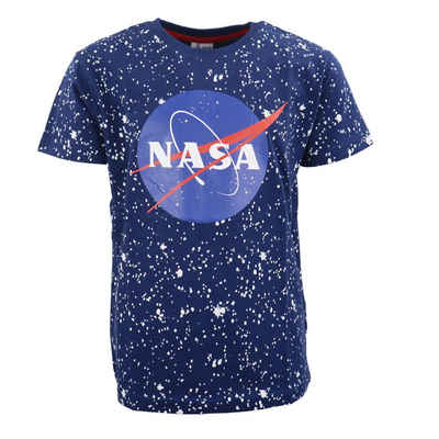 NASA Print-Shirt NASA Space Center Kinder Jungen T-Shirt Gr. 134 bis 164, 100% Baumwolle