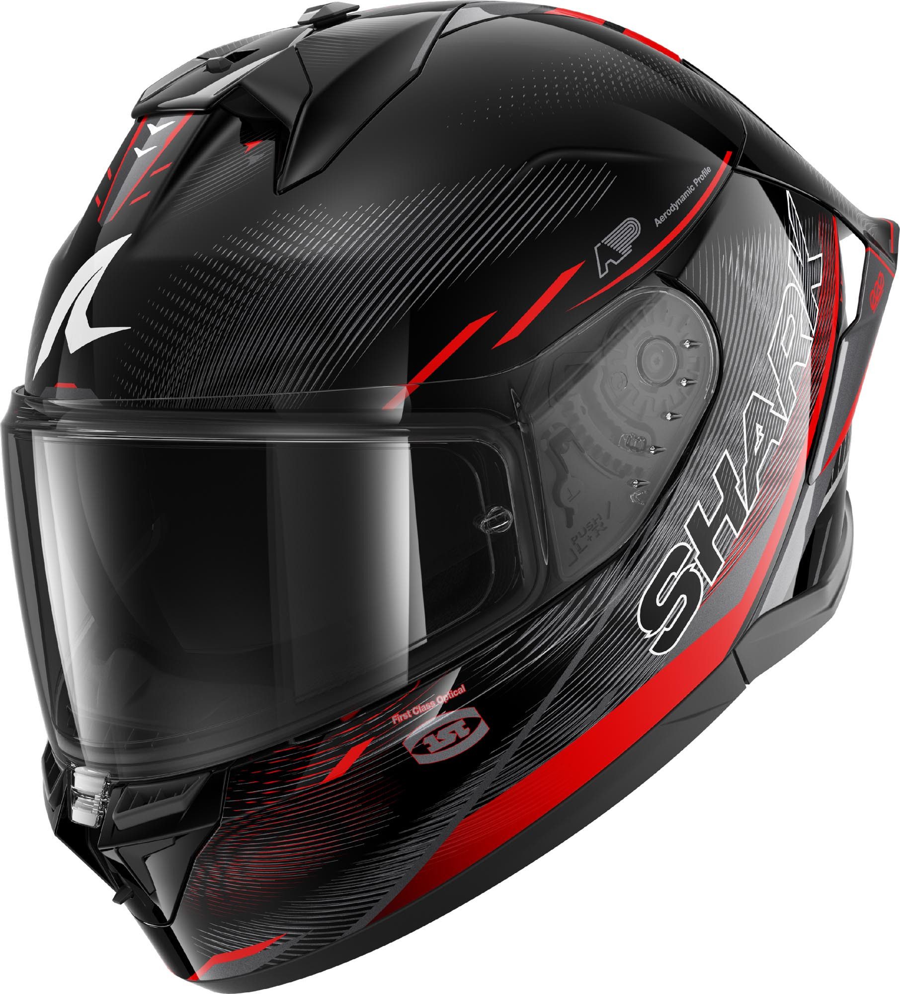 Shark Motorradhelm Skwal Cup Speed Tech Helm, antifog beschichtet,vorbereitet für Kommunikationssystem,geeignet