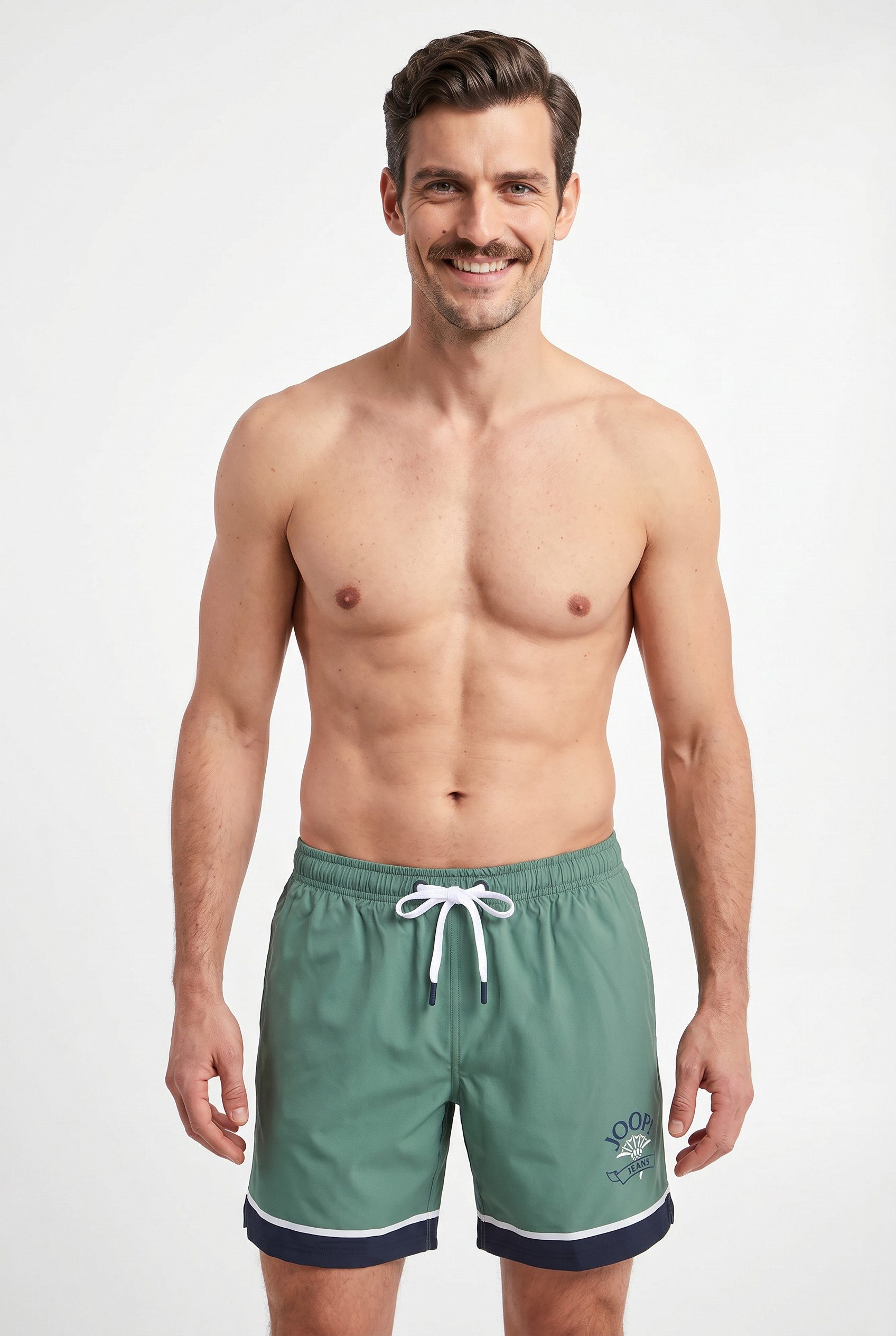 Joop Jeans Badeshorts Easy Summer mit bedruckter Optik, aus Polyester in Microfaser-Qualität