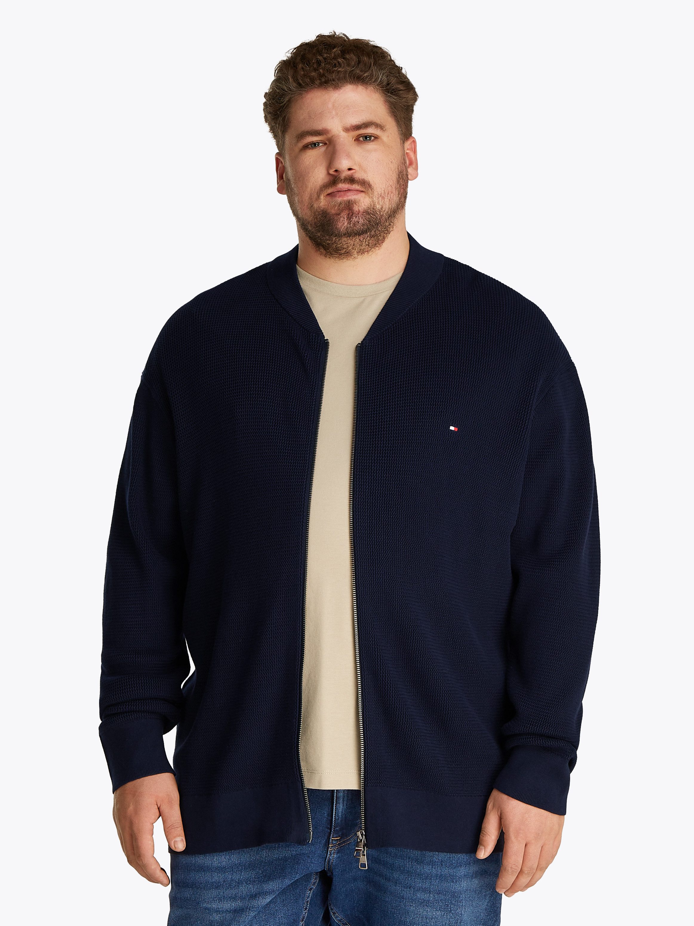 Tommy Hilfiger Big & Tall Strickjacke günstig online kaufen