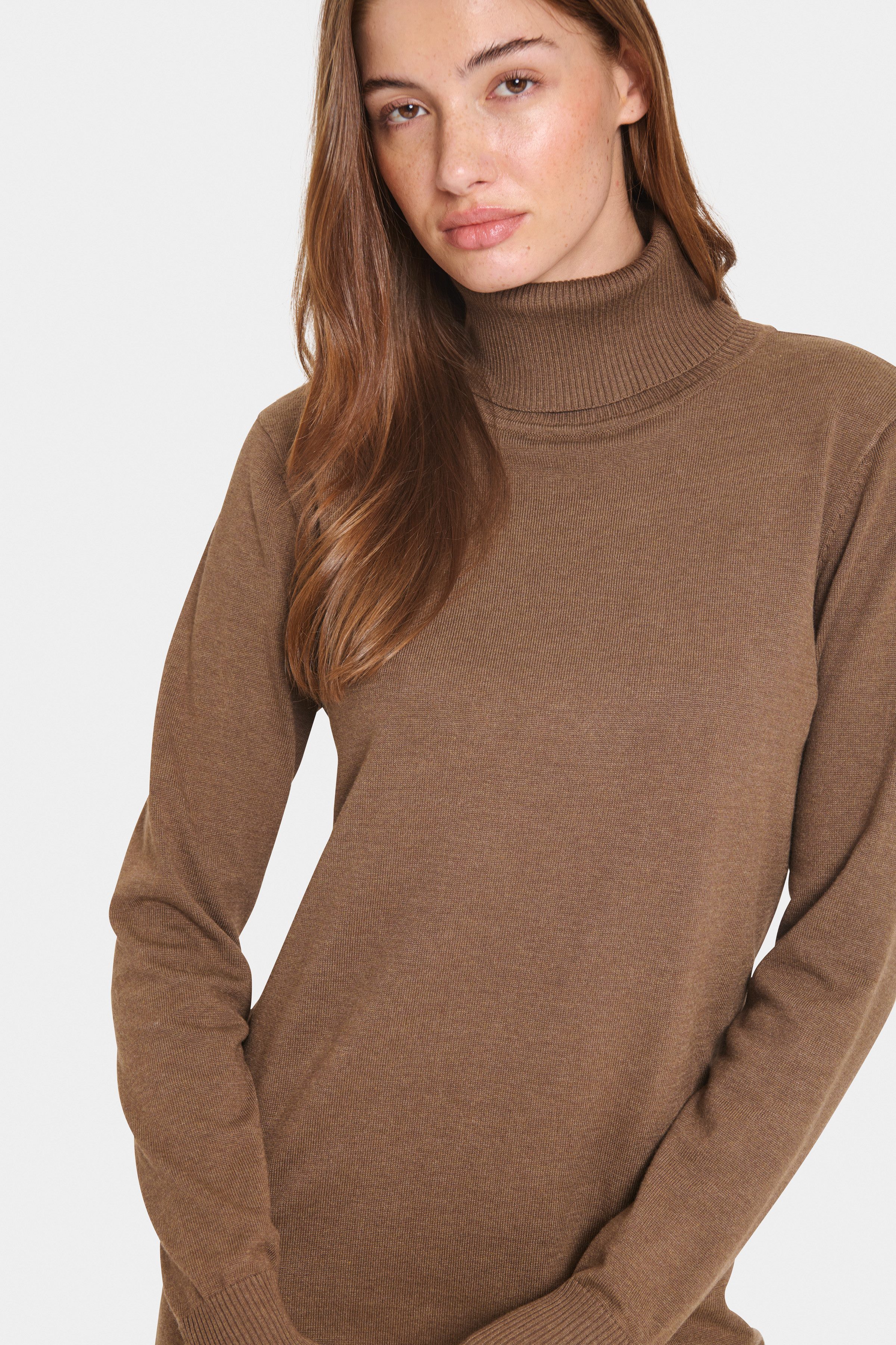 Saint Tropez Strickkleid U6801, MilaSZ Rollneck Dress Regular fit, Viskosem günstig online kaufen