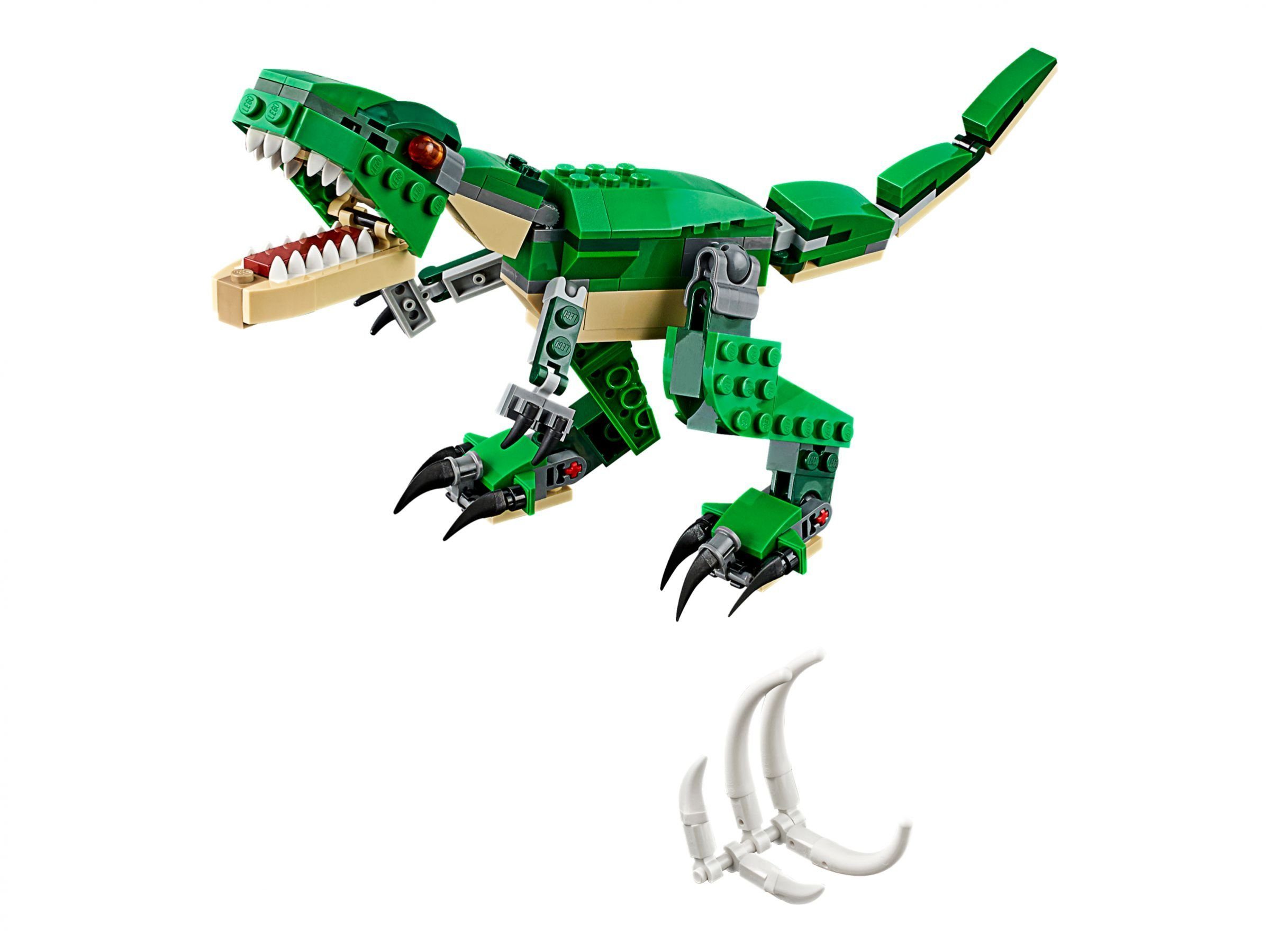 LEGO® Creator 31058 Dinosaurier 3in1 Modell mit T-Rex, Triceratops Spielbausteine, (174 St., LEGO 31058)