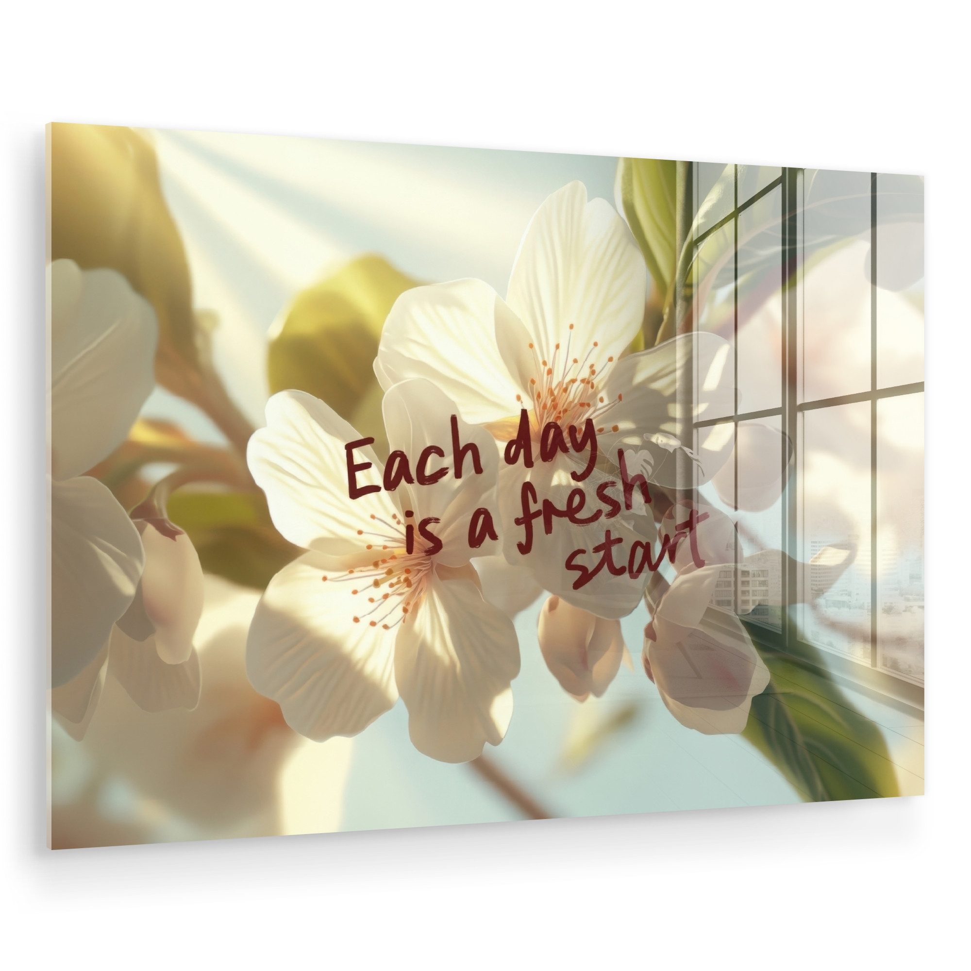 MuchoWow Acrylglasbild Blüten - Sonnenlicht - günstig online kaufen