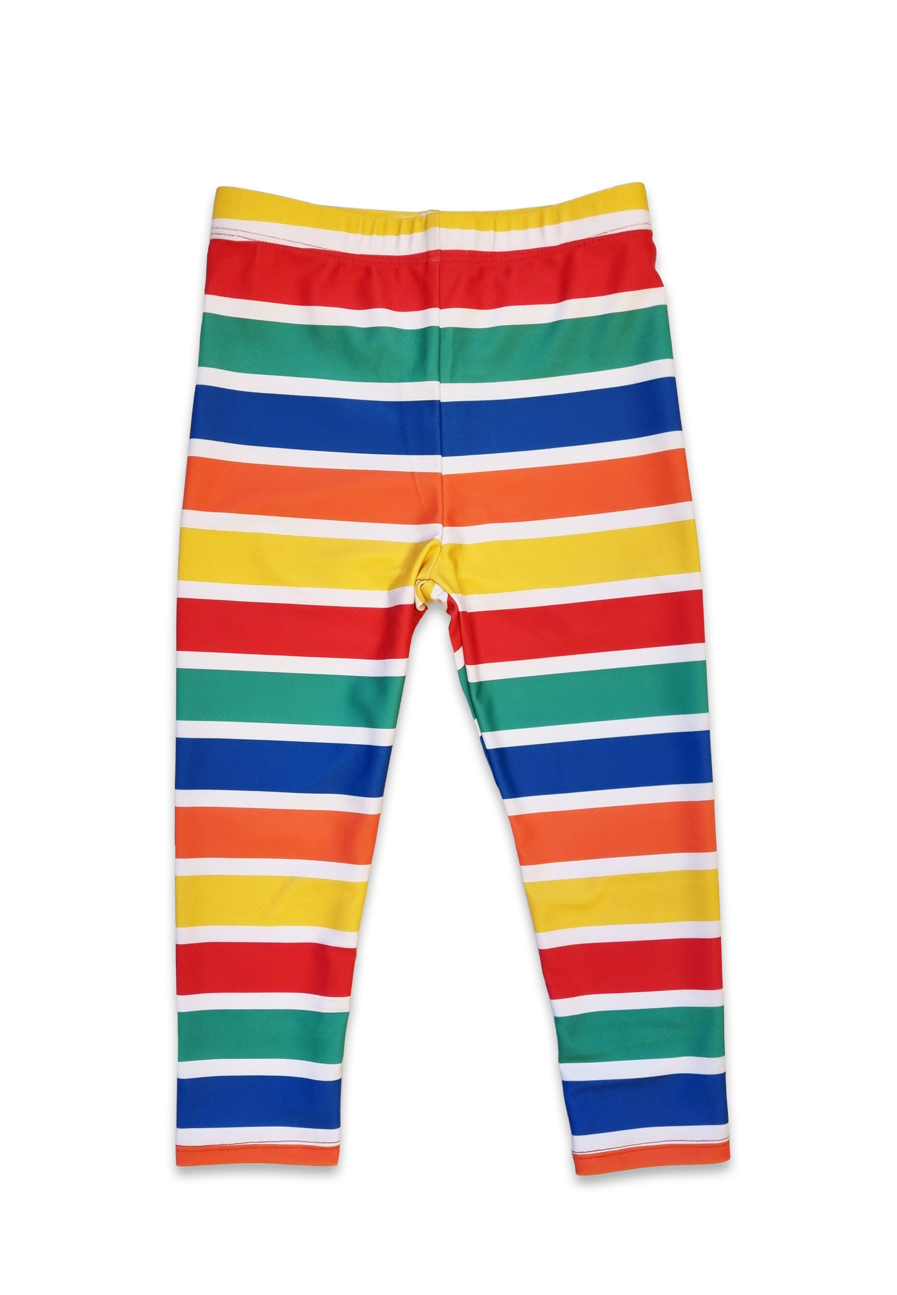 Toby Tiger Schwimmleggings Badeleggings mit Happy Streifen
