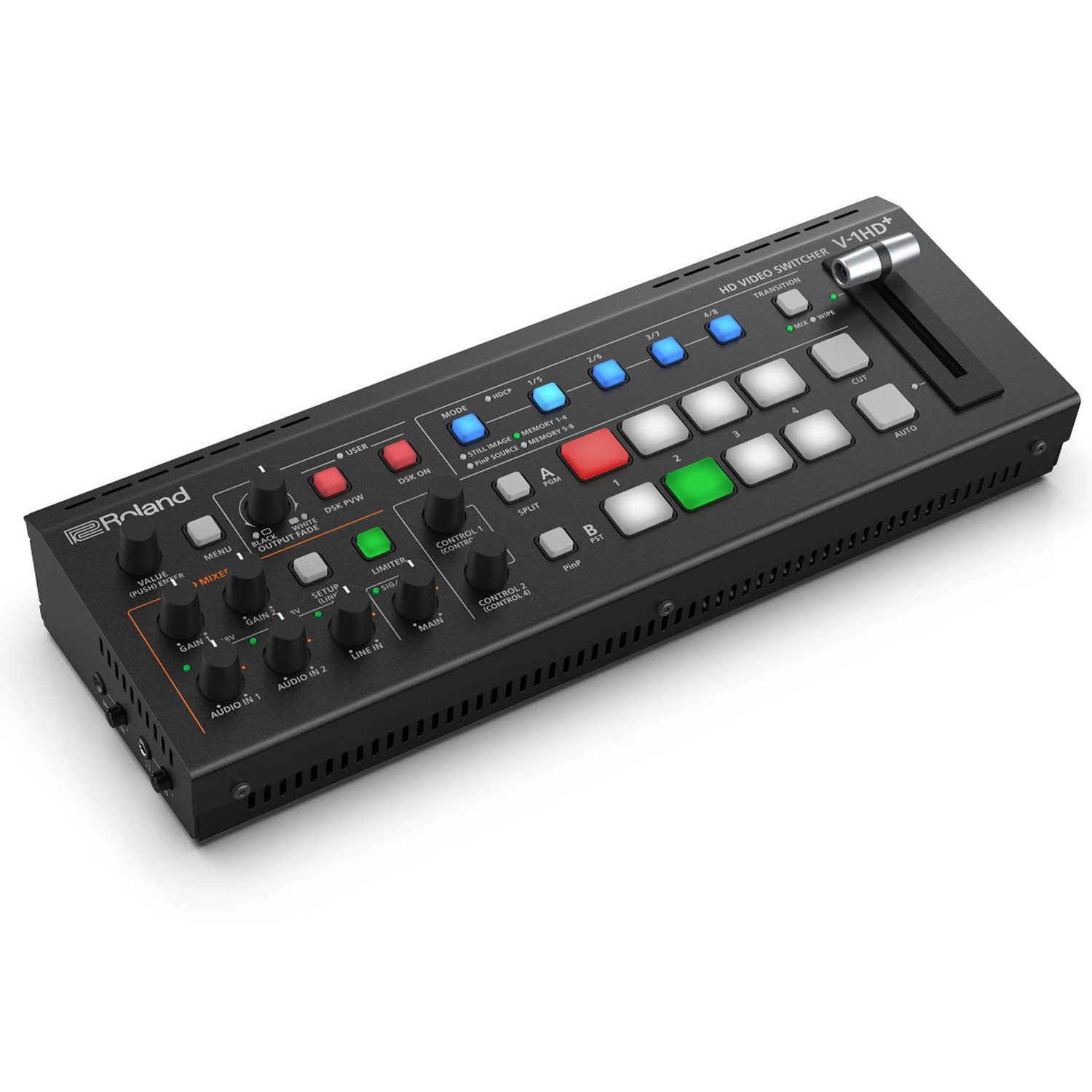 Roland Audio Roland Video Switcher V-1HD+ HD Plus mit Kopfhörer Digitales Aufnahmegerät (Vorteils-Set mit Kopfhörer)