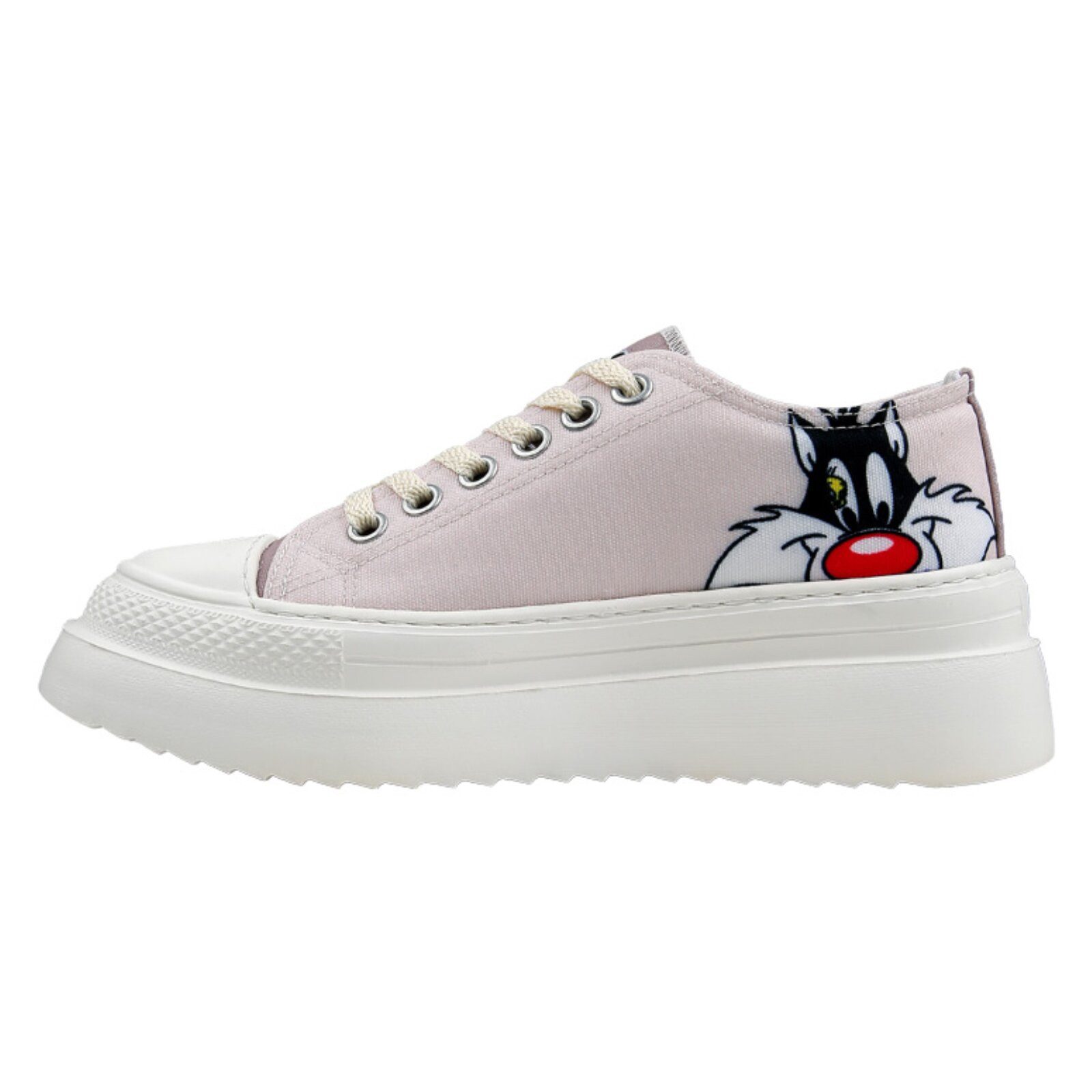 DOGO Freya Low-Top Sneaker Puddy Tat Damen Sneaker Sneaker Handgefertigt