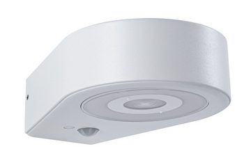 Paulmann LED Außen-Wandleuchte Silma IP44 65x186mm 3000K 5,5 / 1x0,7W 600lm 230V Aluminium, LED fest integriert, Warmweiß, Bewegungsmelder