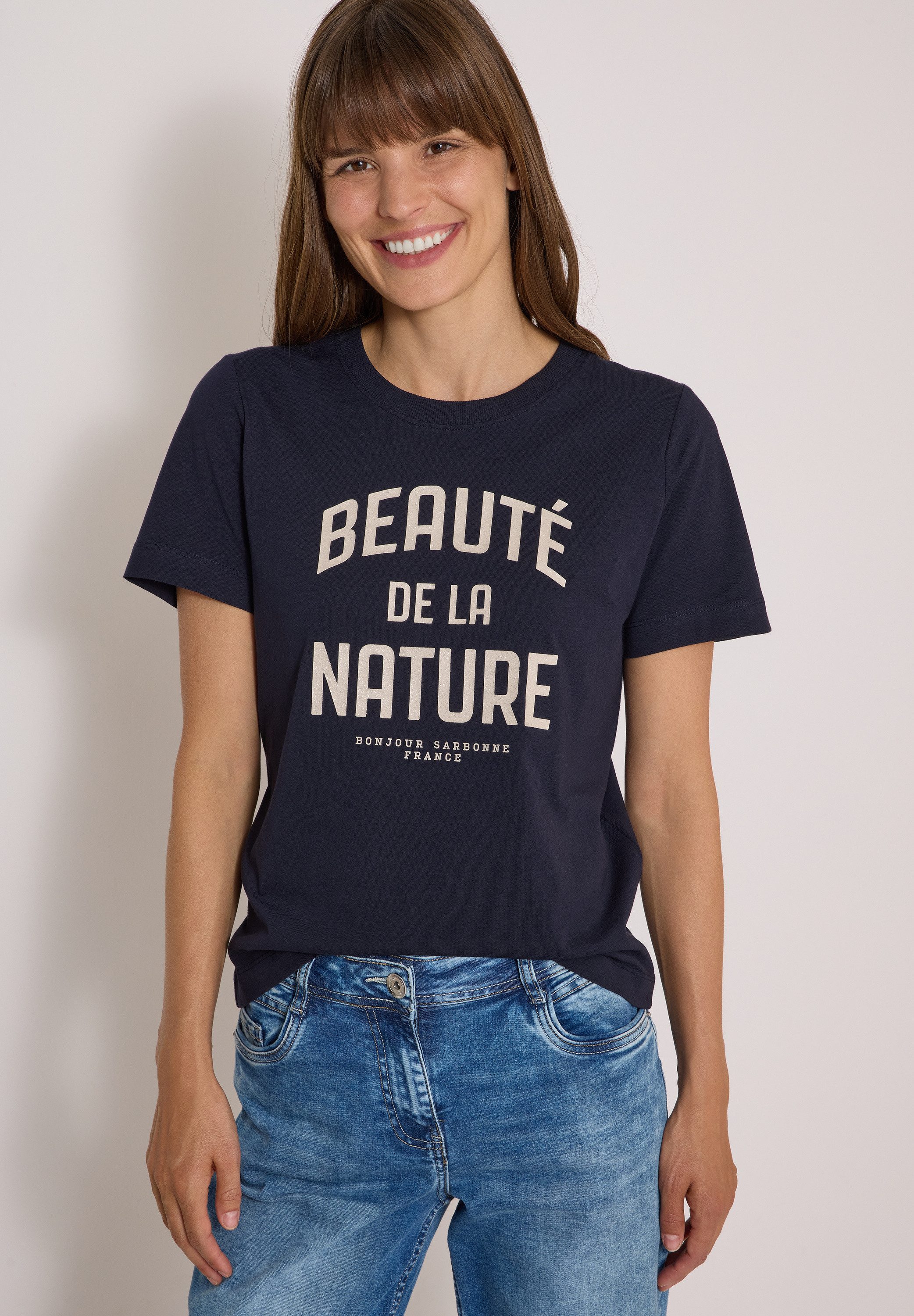 CECIL T-Shirt aus reiner Baumwolle