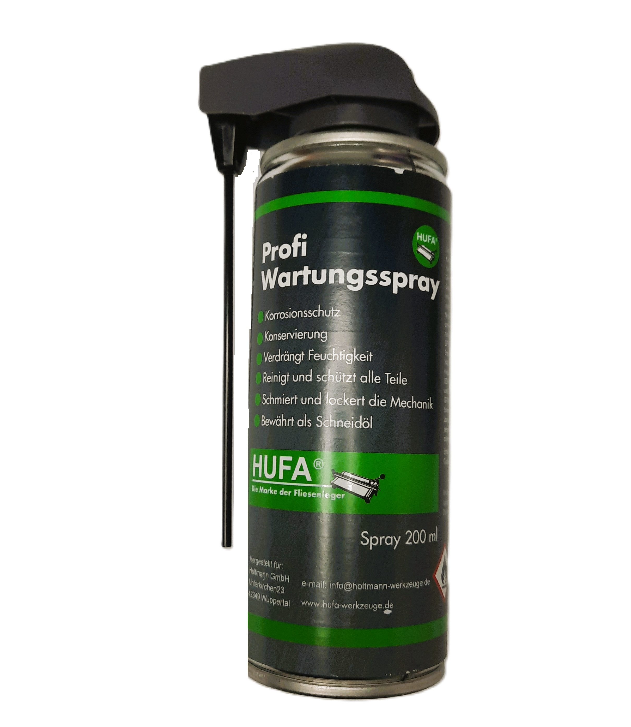 Hufa Hufa Schneidhexen-Fliesenschneider Wartungsspray 200ml Schmiermittel Gartengeräte-Pflegespray