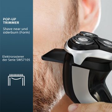 Bifurcation Haarschneider 3D-Elektrorasierer, IPX7, Schnellladung, 60 Tage Akkulaufzeit, 3D-Schwimmrasierer,Pop-up-Trimmer