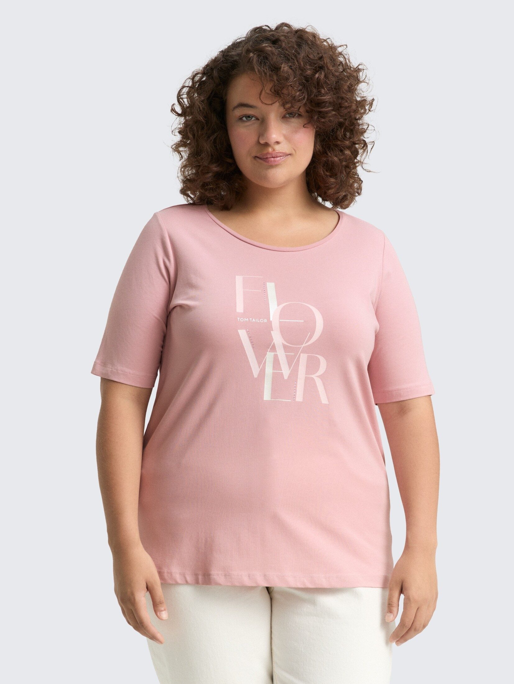 TOM TAILOR PLUS T-Shirt T-Shirt Plus Size - T-Shirt mit Print günstig online kaufen