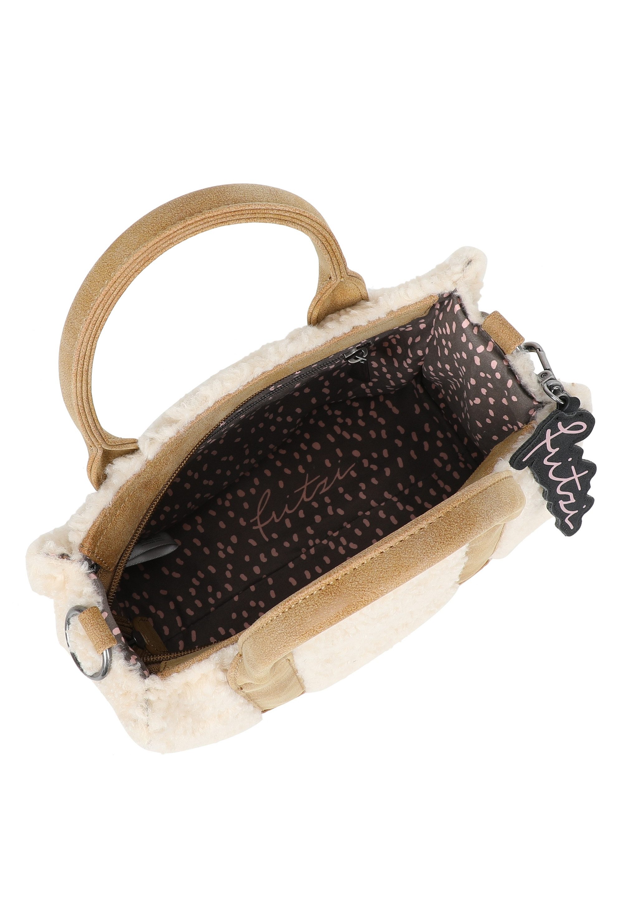 Fritzi aus Preußen Schultertasche Fritzi Square Limited Teddy, mit kuschelig-weicher Oberfläche – Bild 5 von 5