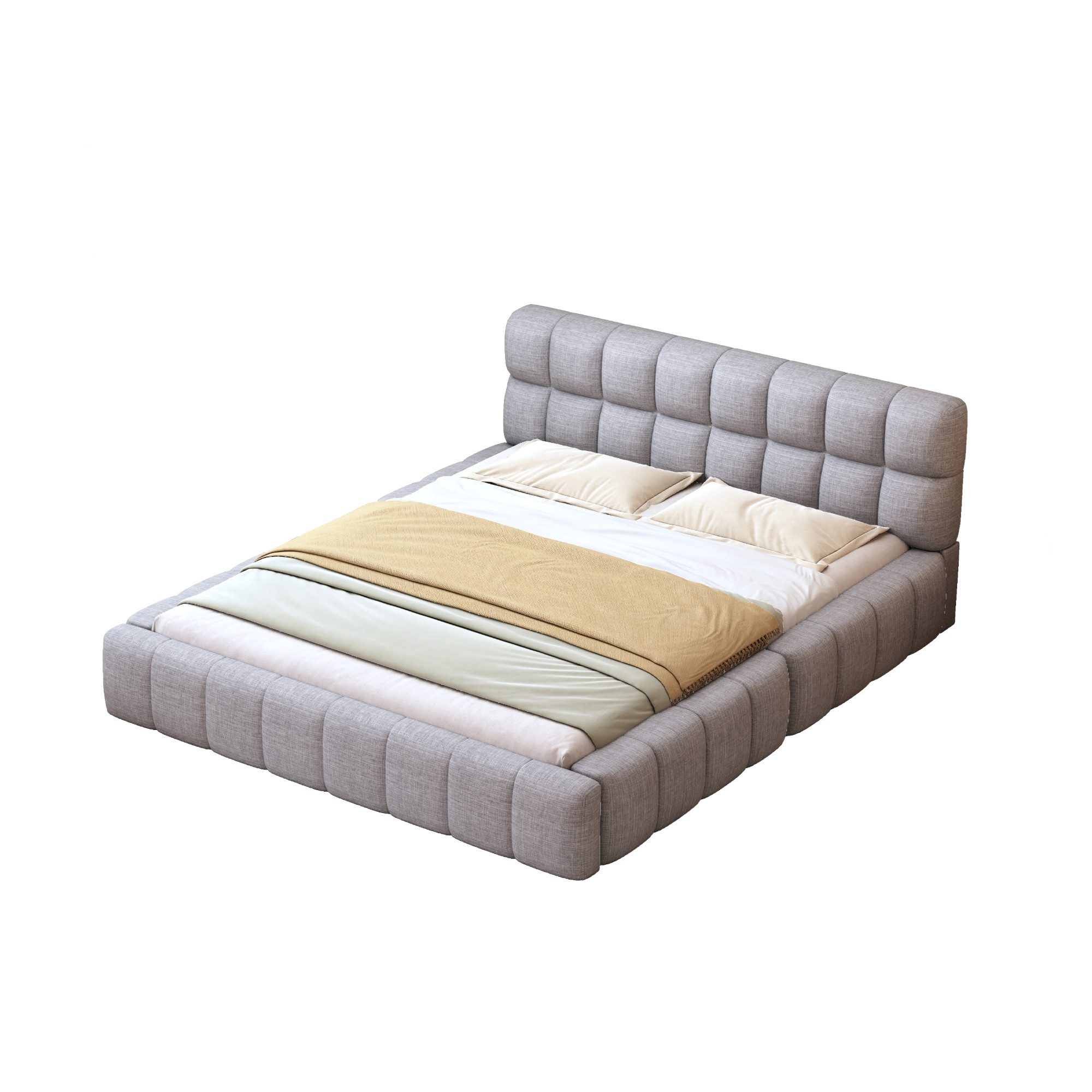 Flieks Polsterbett, Doppelbett 140x200cm mit Polsterumrandung günstig online kaufen