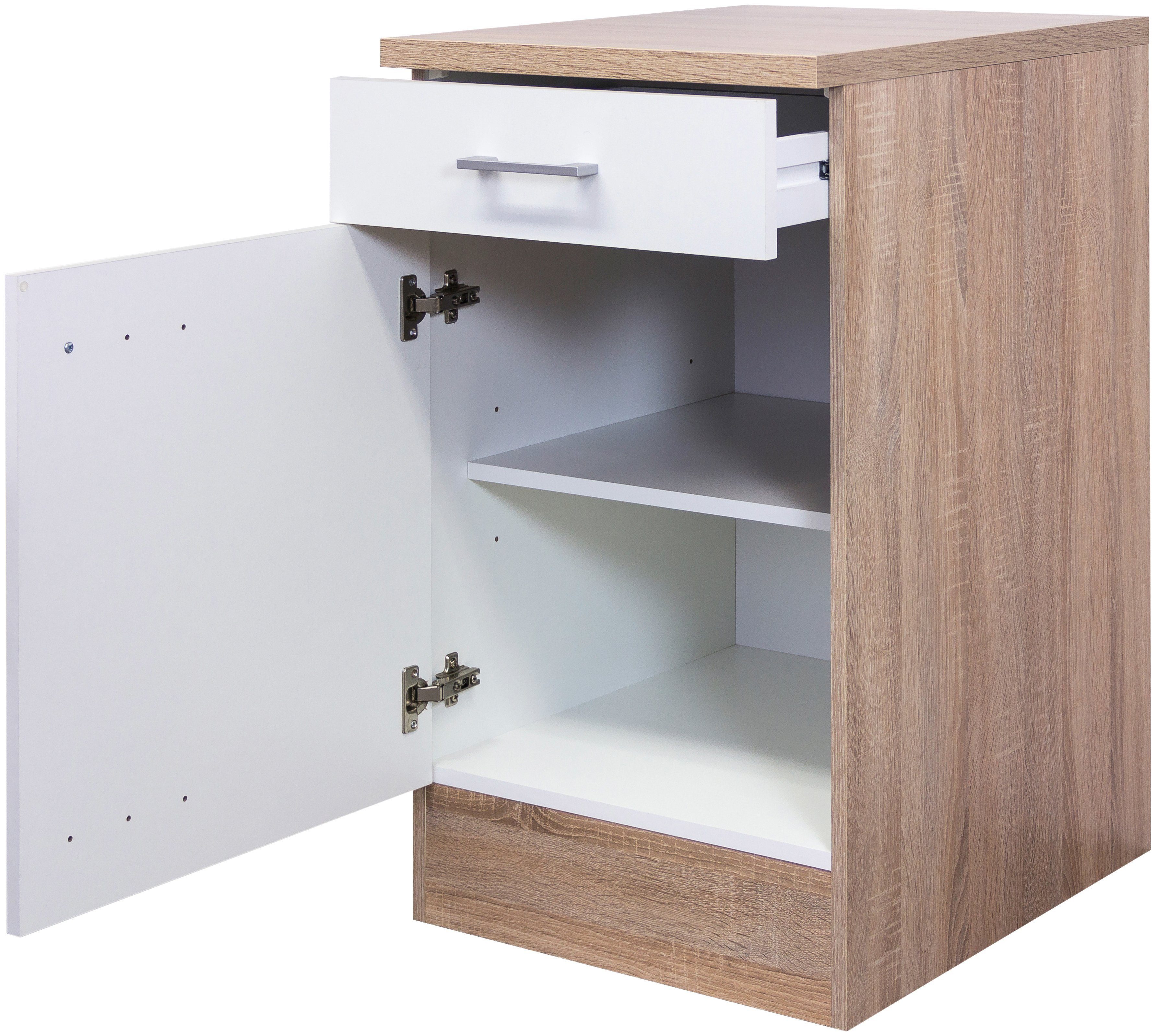 Flex-Well Küchenzeile Samoa, mit E-Geräten, Gesamtbreite 280 cm