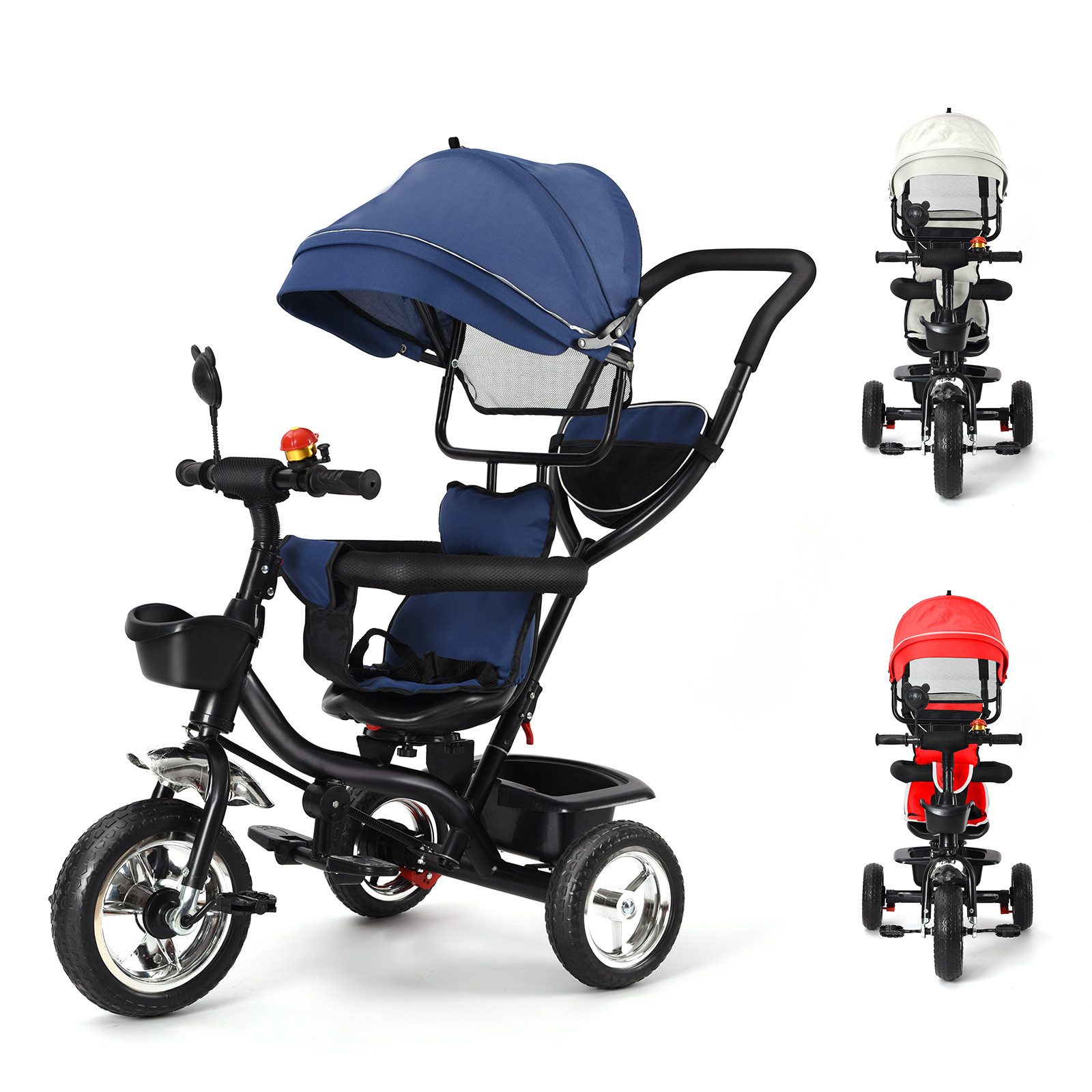 JEOBEST Dreirad 5 in1 Kinder Lenkstange günstig online kaufen