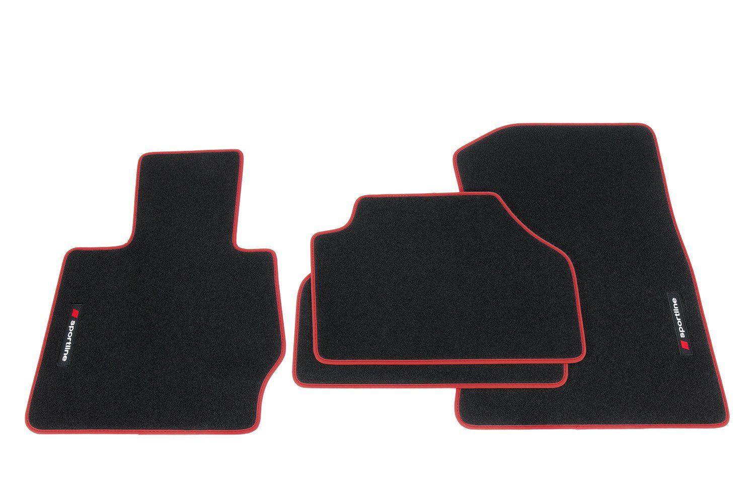 F26 PV209 Fußmatten Set Velours teileplus24 2014-2018 BMW X4 kompatibel Auto-Fußmatten mit