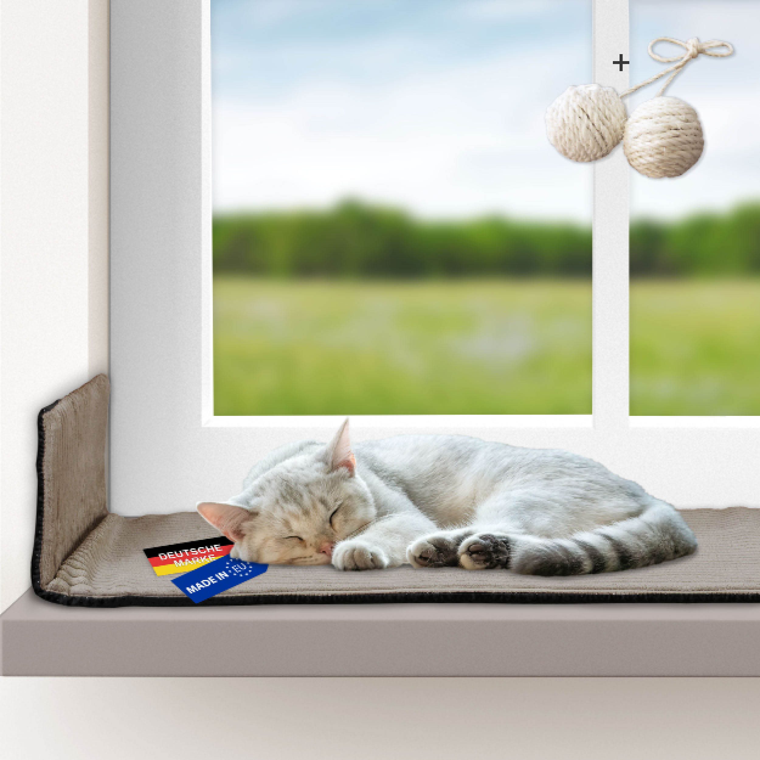 Rohrschneider Tierkissen Katzen Fensterliege selbstwärmende Katzendecke günstig online kaufen
