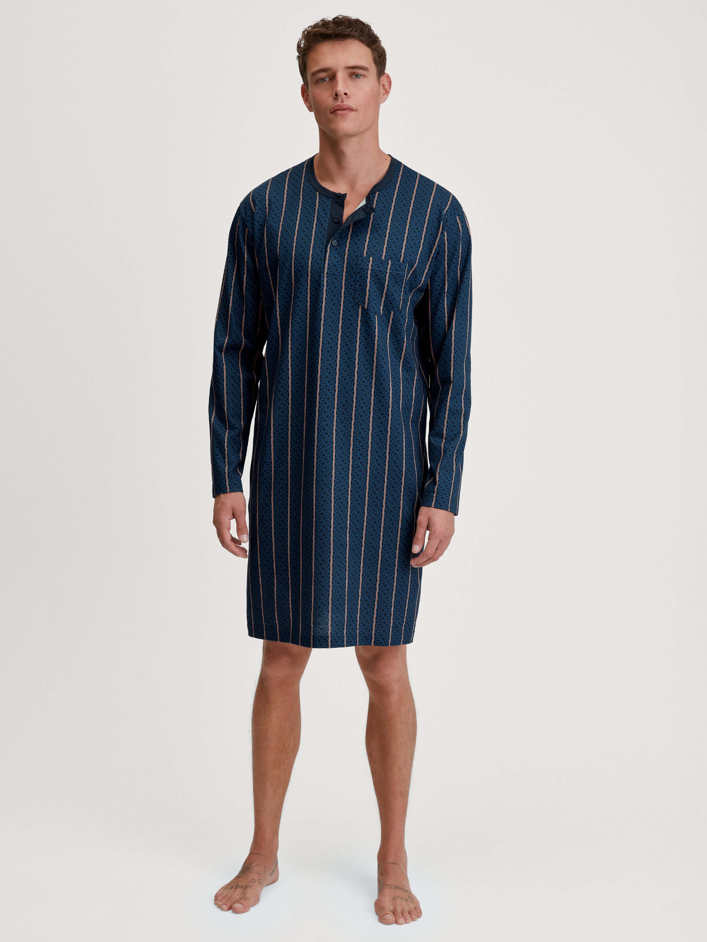 CALIDA Nachthemd Relax Imprint Herren (1-tlg) günstig online kaufen