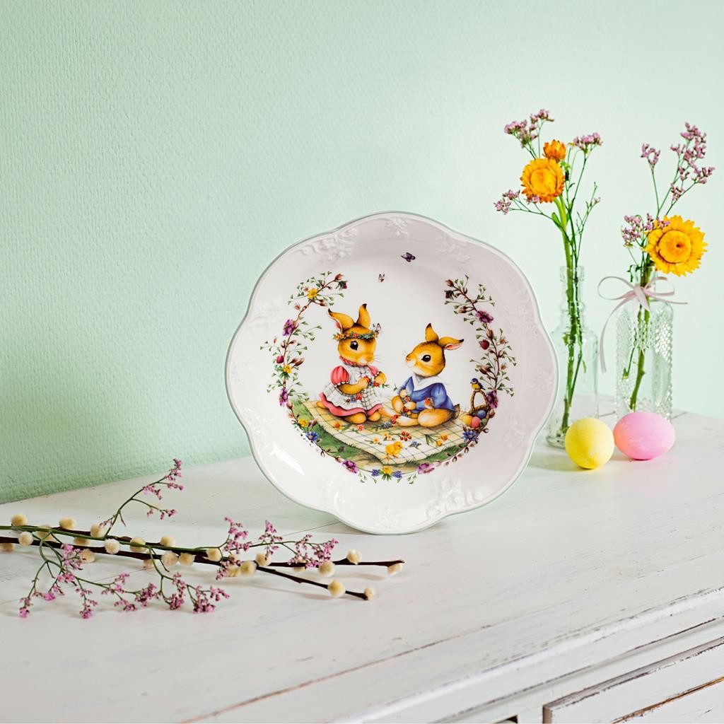 Villeroy & Boch Schale Spring Fantasy Schale ø 25 cm, Porzellan, (1x Schale, 1-tlg)
