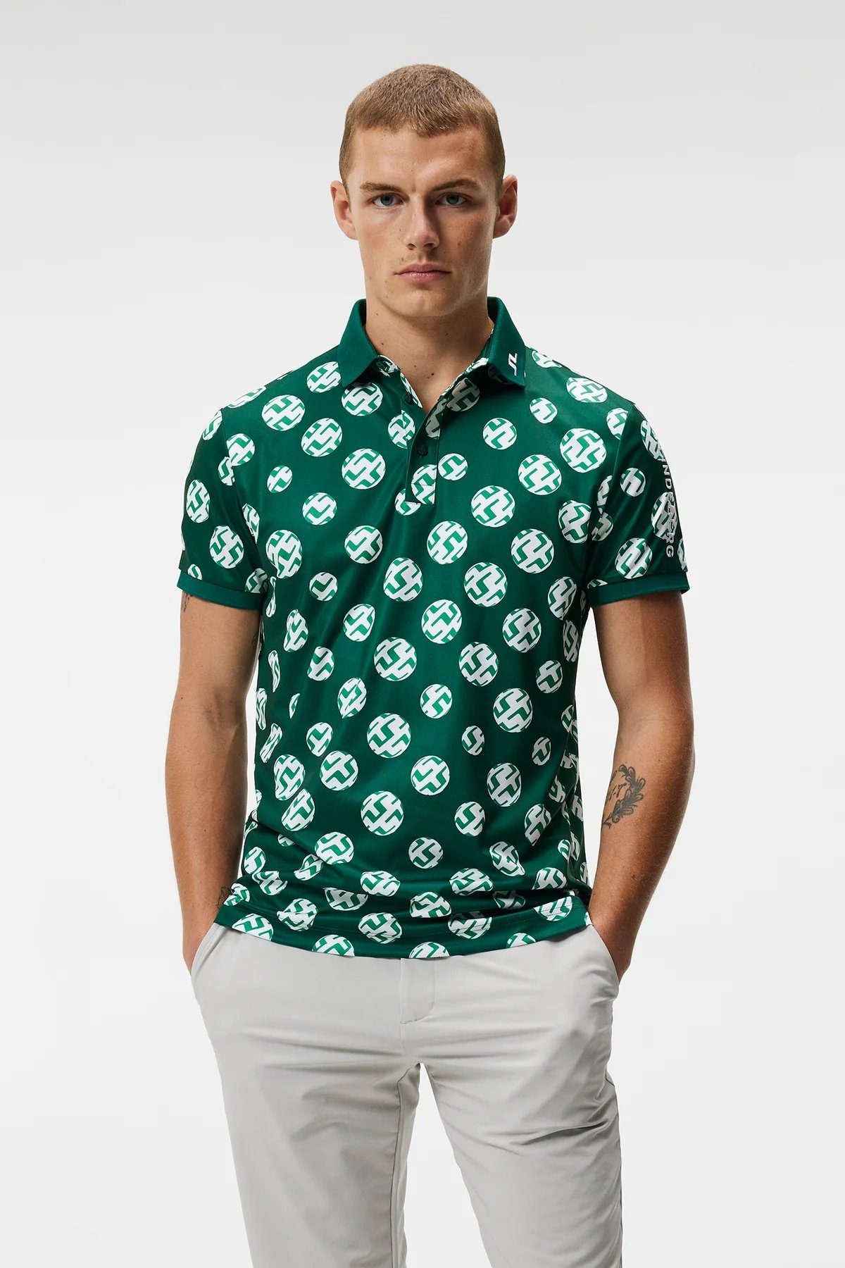 J.LINDEBERG Poloshirt Tour Tech Reg Fit Print Polo