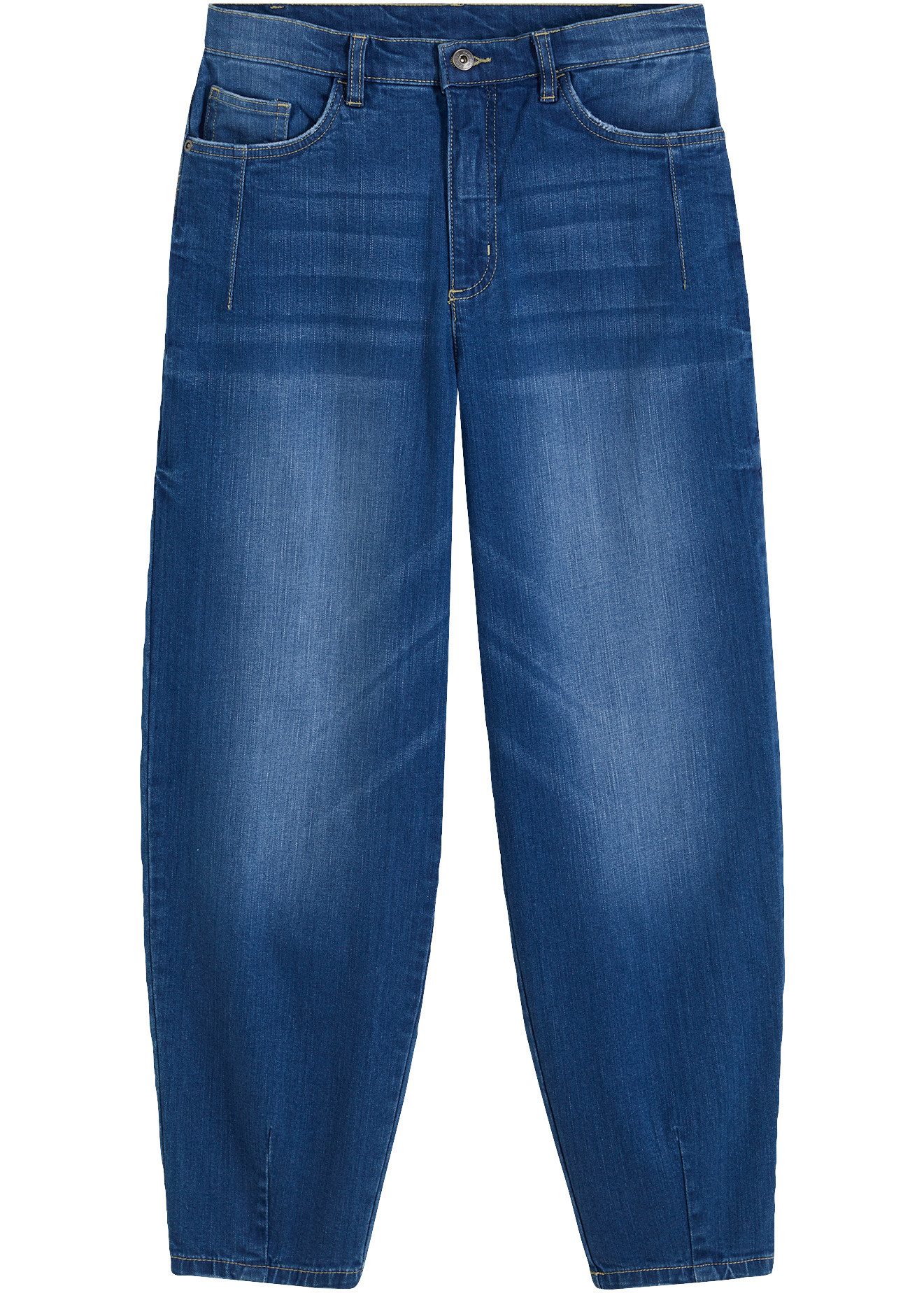 bonprix Loose-fit-Jeans Loose Fit, Barrel Jeans Schnitt, 5-Pocket-Style, mit Elasthan-Anteil – Bild 5 von 5