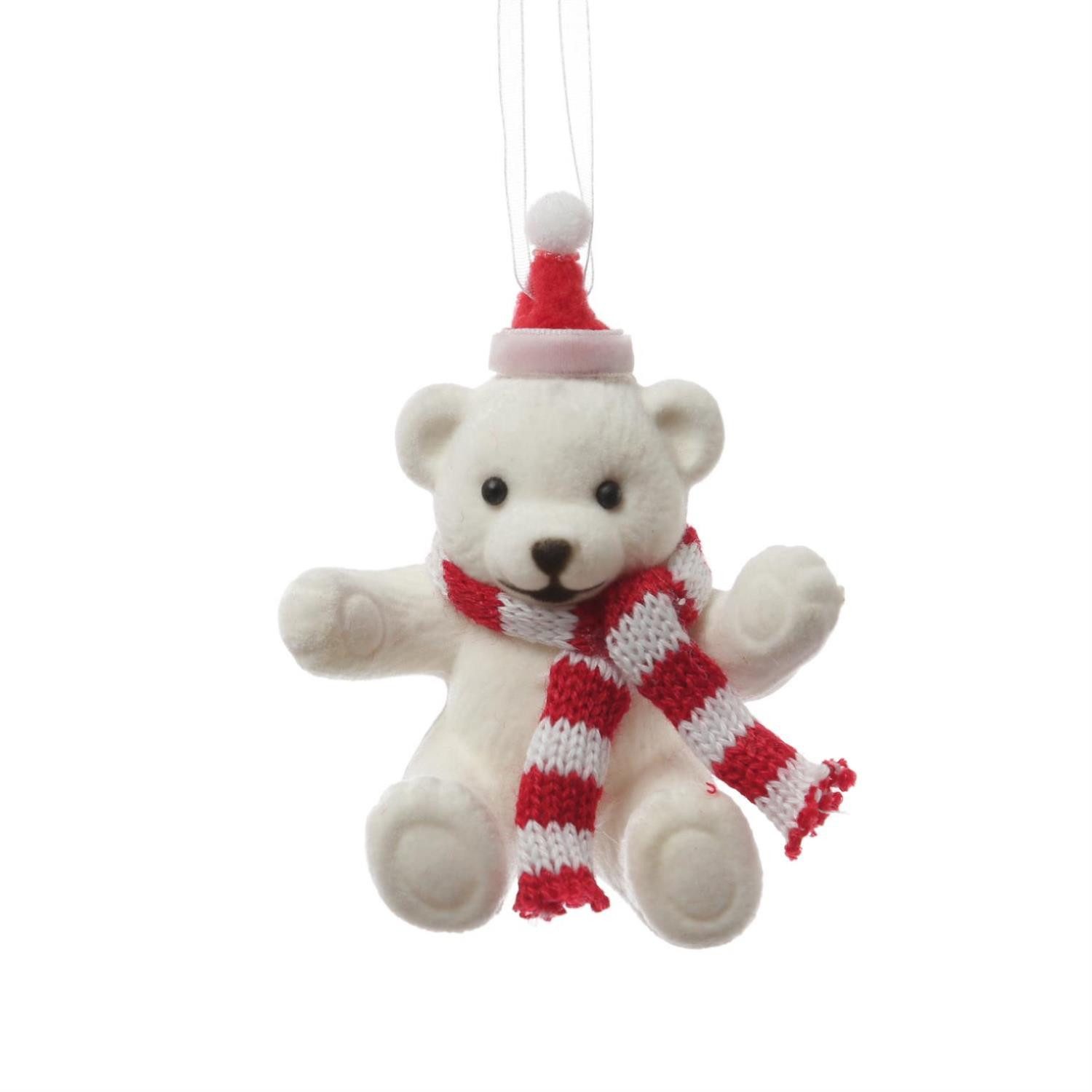 MARELIDA Christbaumschmuck Weihnachtsbaumschmuck Eisbär mit Schal und Mütze günstig online kaufen