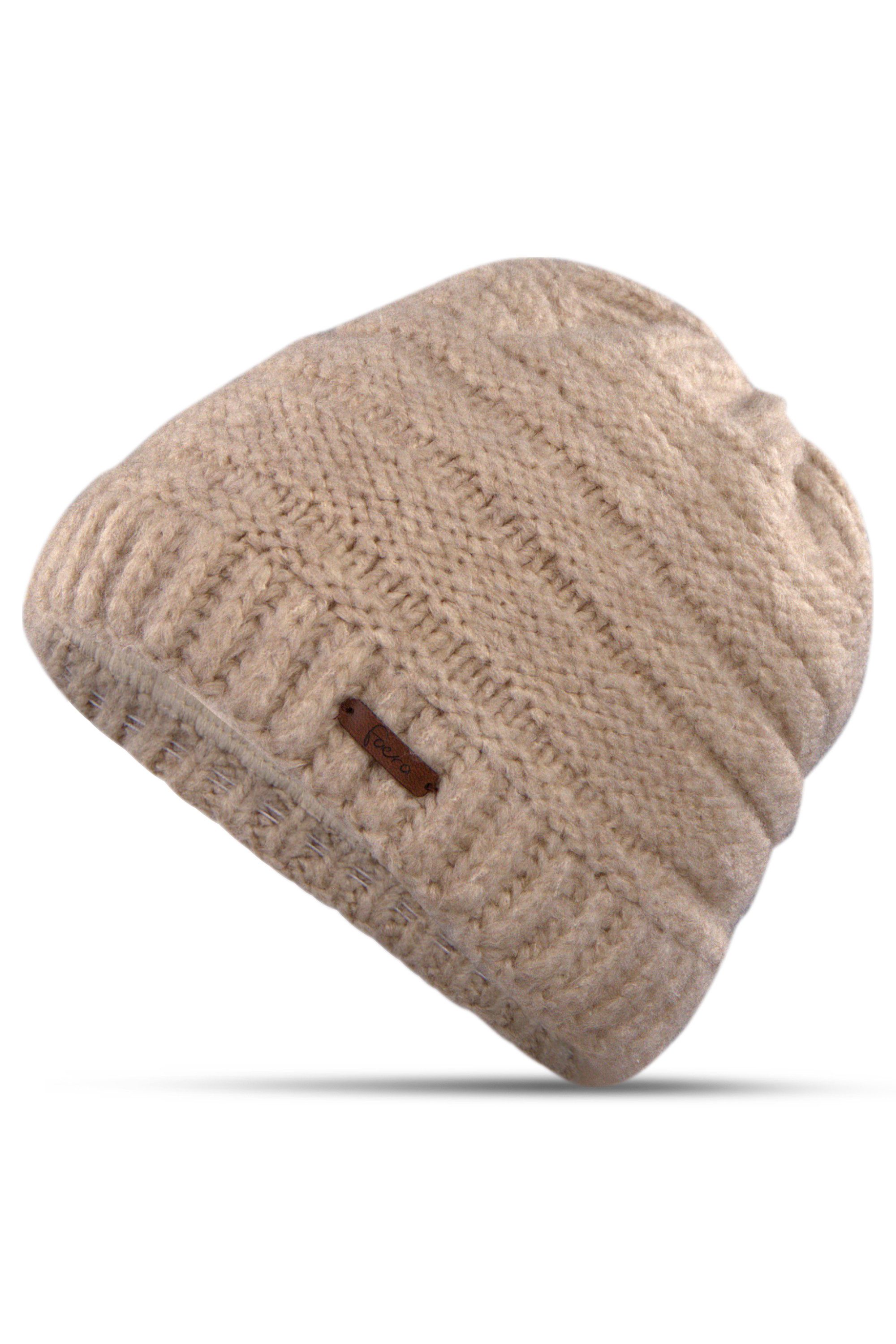 Strickmütze gefütterte Beanie Wintermütze M219