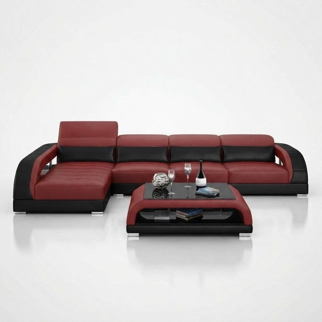 Xlmoebel Ecksofa Exklusive L-Form Wohnlandschaft in elegantem Design, Ecksofa, Hergestellt in Europa