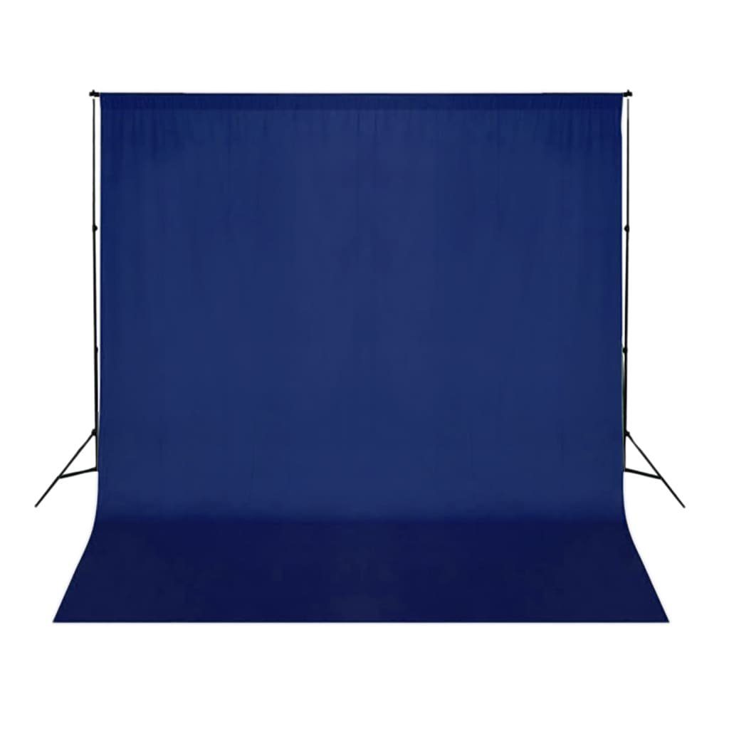Baumwolle cm Blau 300x300 Chroma-Key Hintergrund Fotohintergrund vidaXL